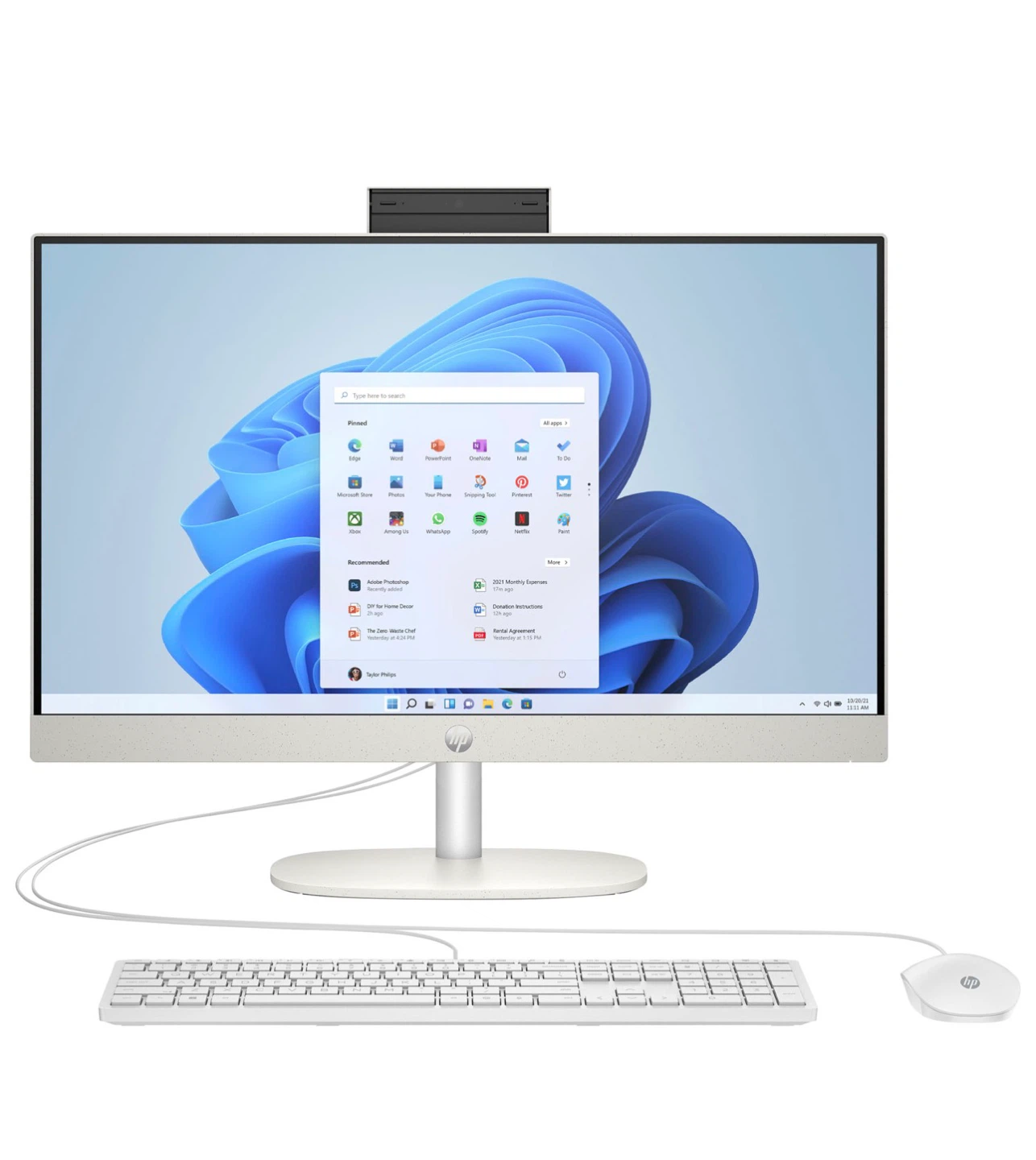 HP All-in-One Computer Ryzen 5 / 512GB SSD + Wireless Printer