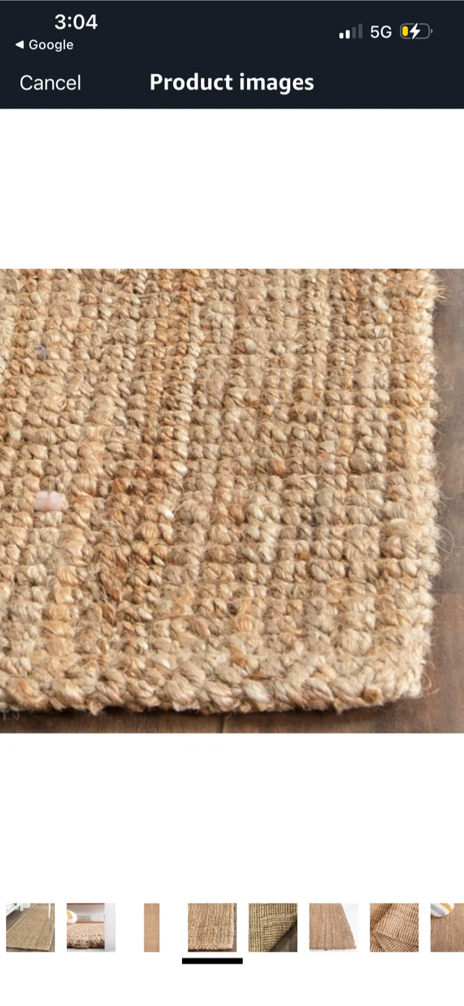 New Natural Jute Rug 3.6X5.6 feet - photo 3