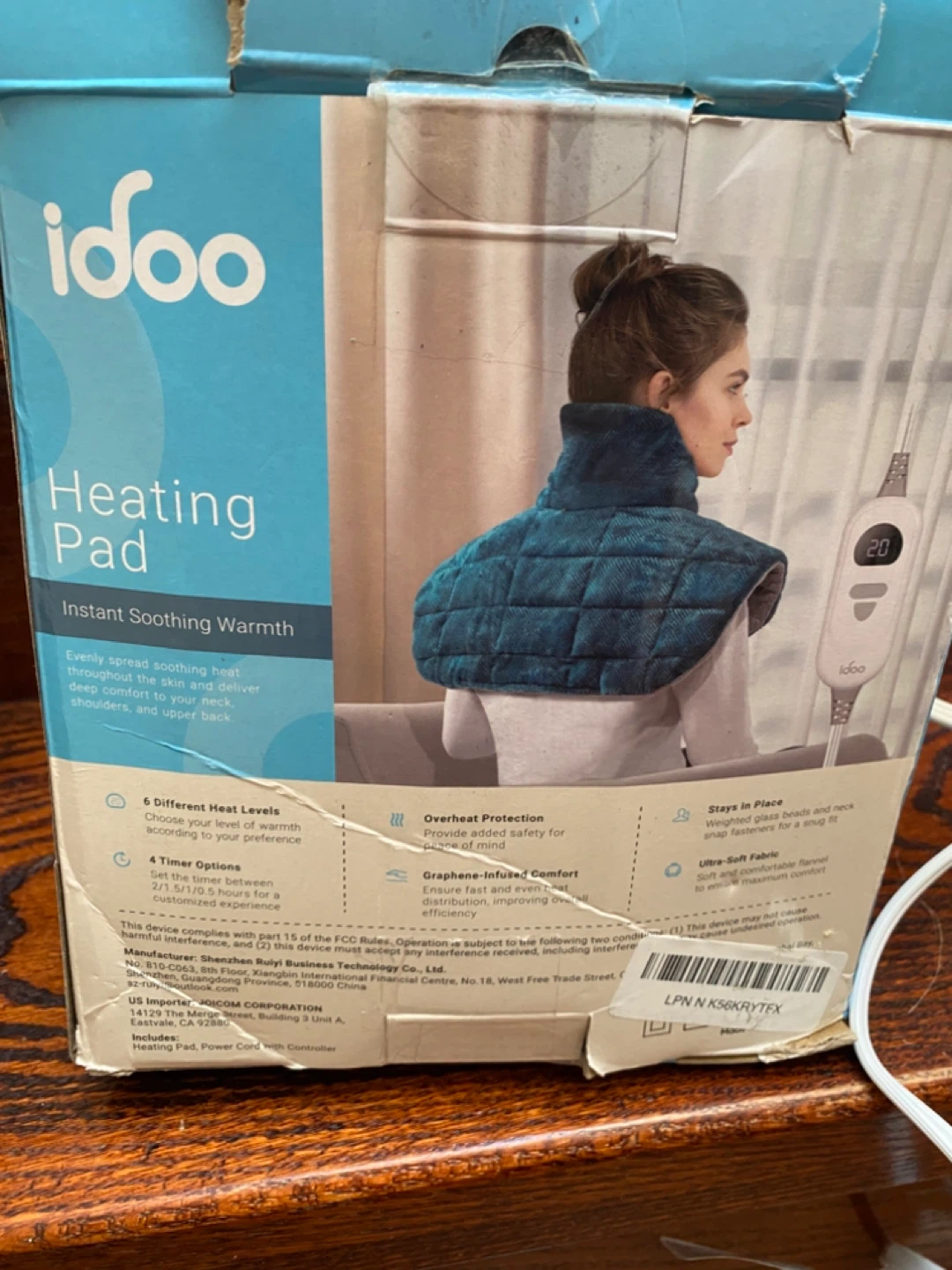 idoo Heating Pad for Neck and Shoulders