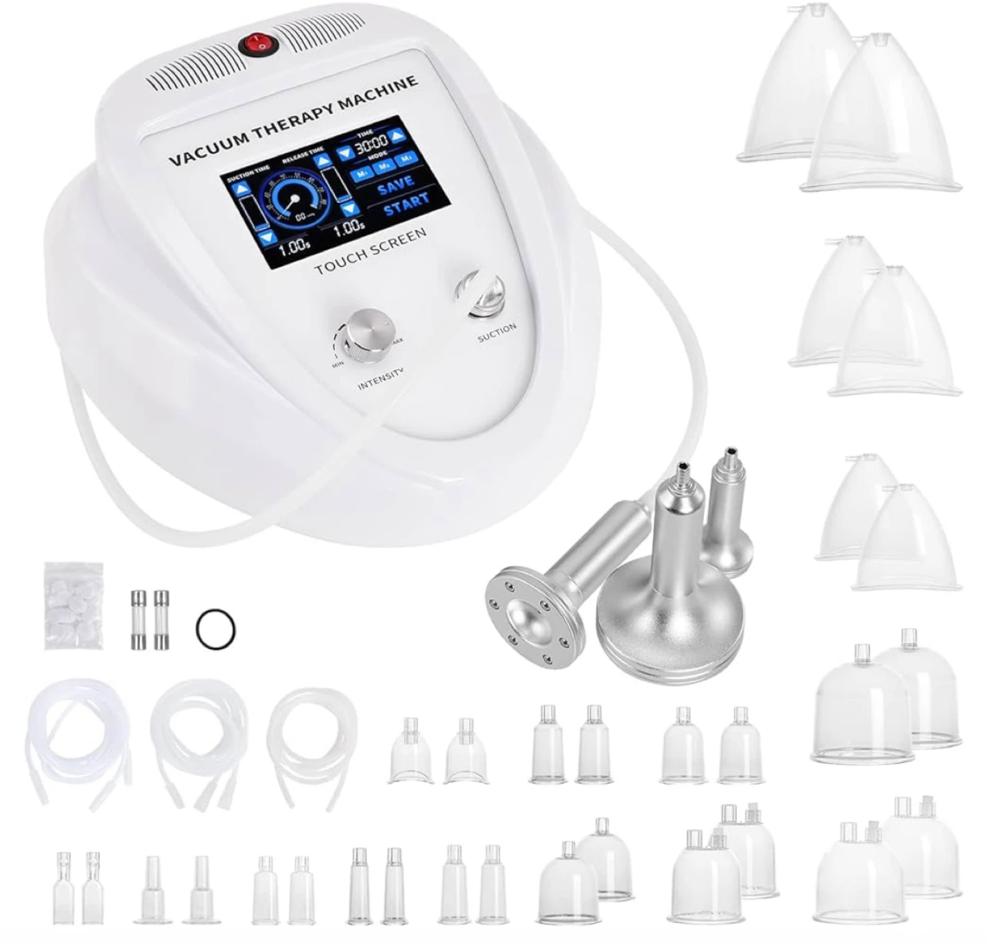 Vacuum Therapy Machine with Touch Screen and Accessories