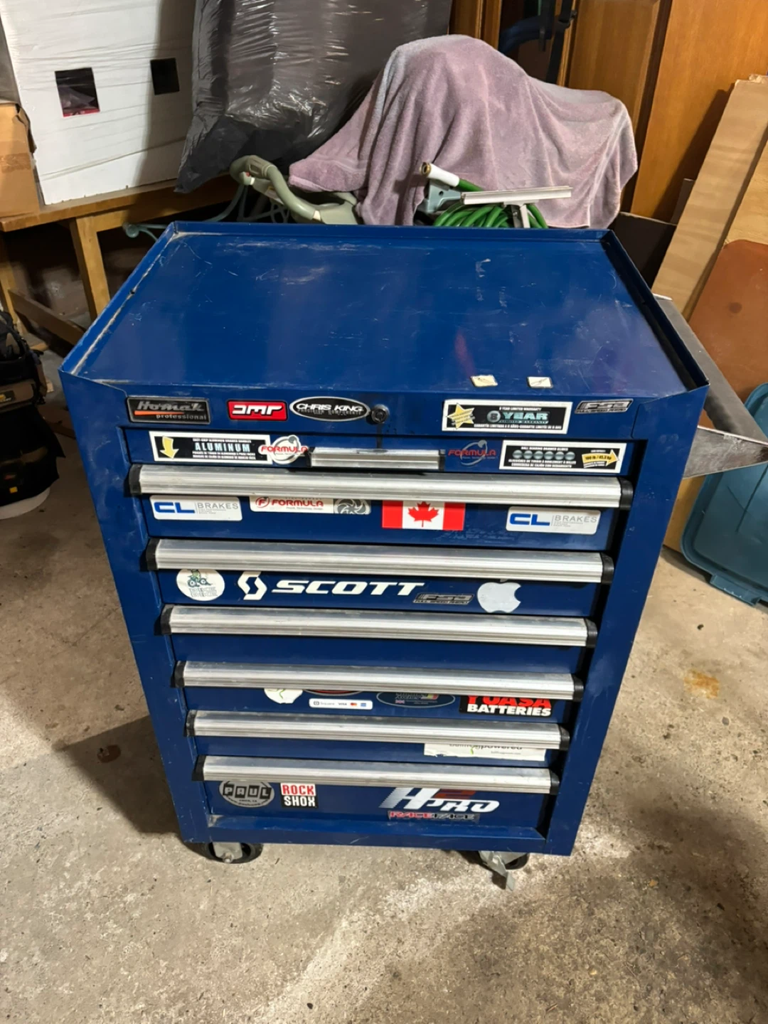 Homack Costco professional Blue 7-Drawer Rolling Tool Chest - photo 3