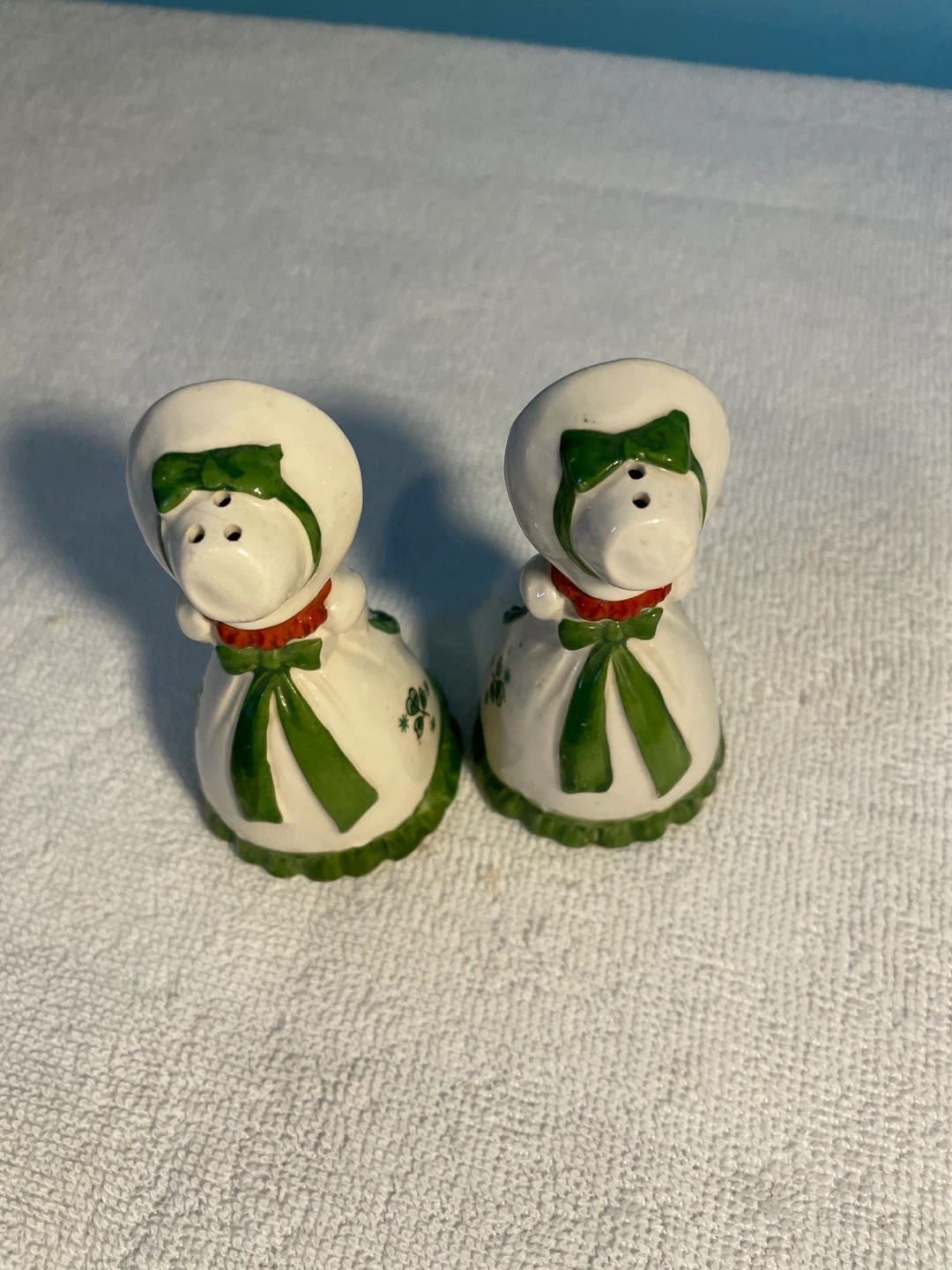Vintage Ceramic Irish Girl Salt and Pepper Shakers - photo 4