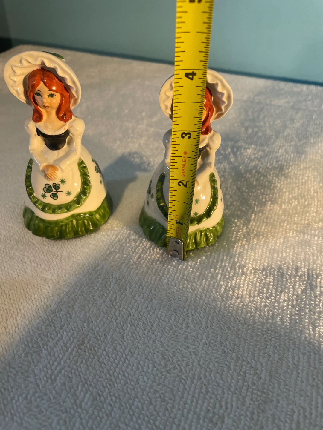Vintage Ceramic Irish Girl Salt and Pepper Shakers - photo 2