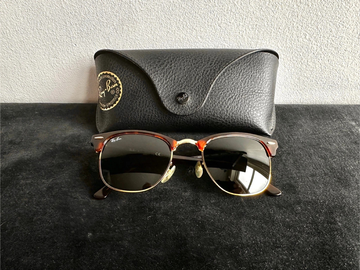 Ray-Ban Clubmaster Sunglasses with Case