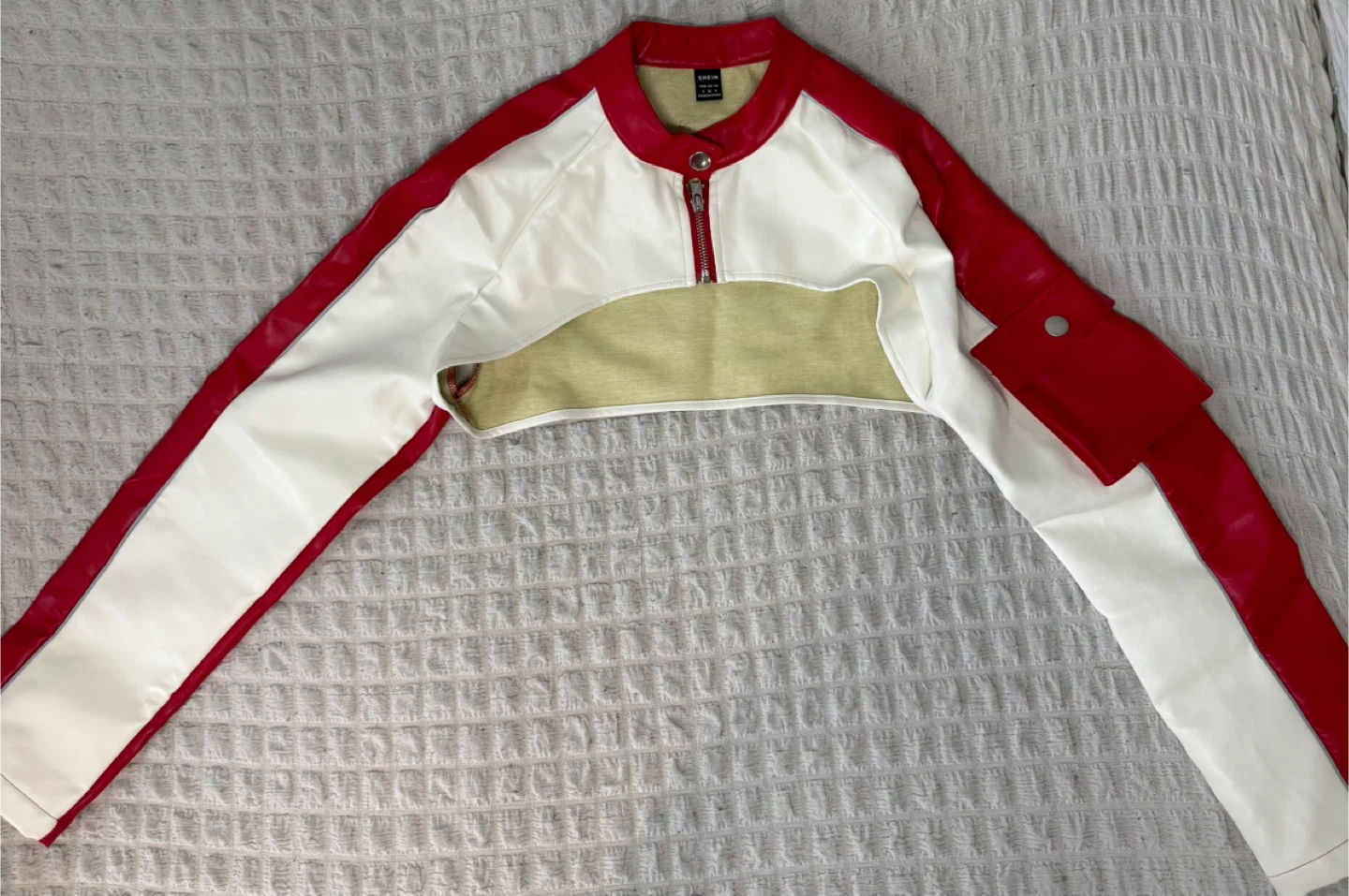 Cropped Sleeve Jacket - photo 3