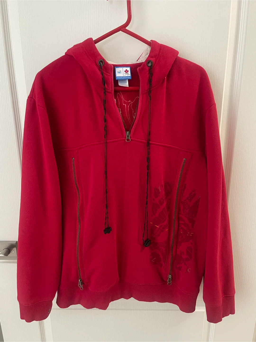 SALE - HBC Olympics hoodies Red & Blue Unused