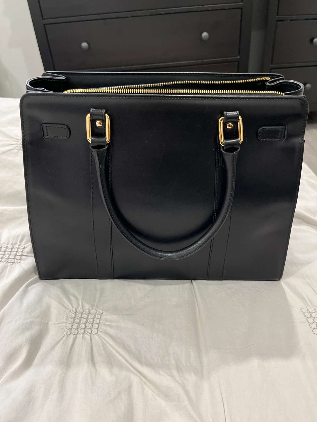 Black Leather Valentino Handbag - photo 5