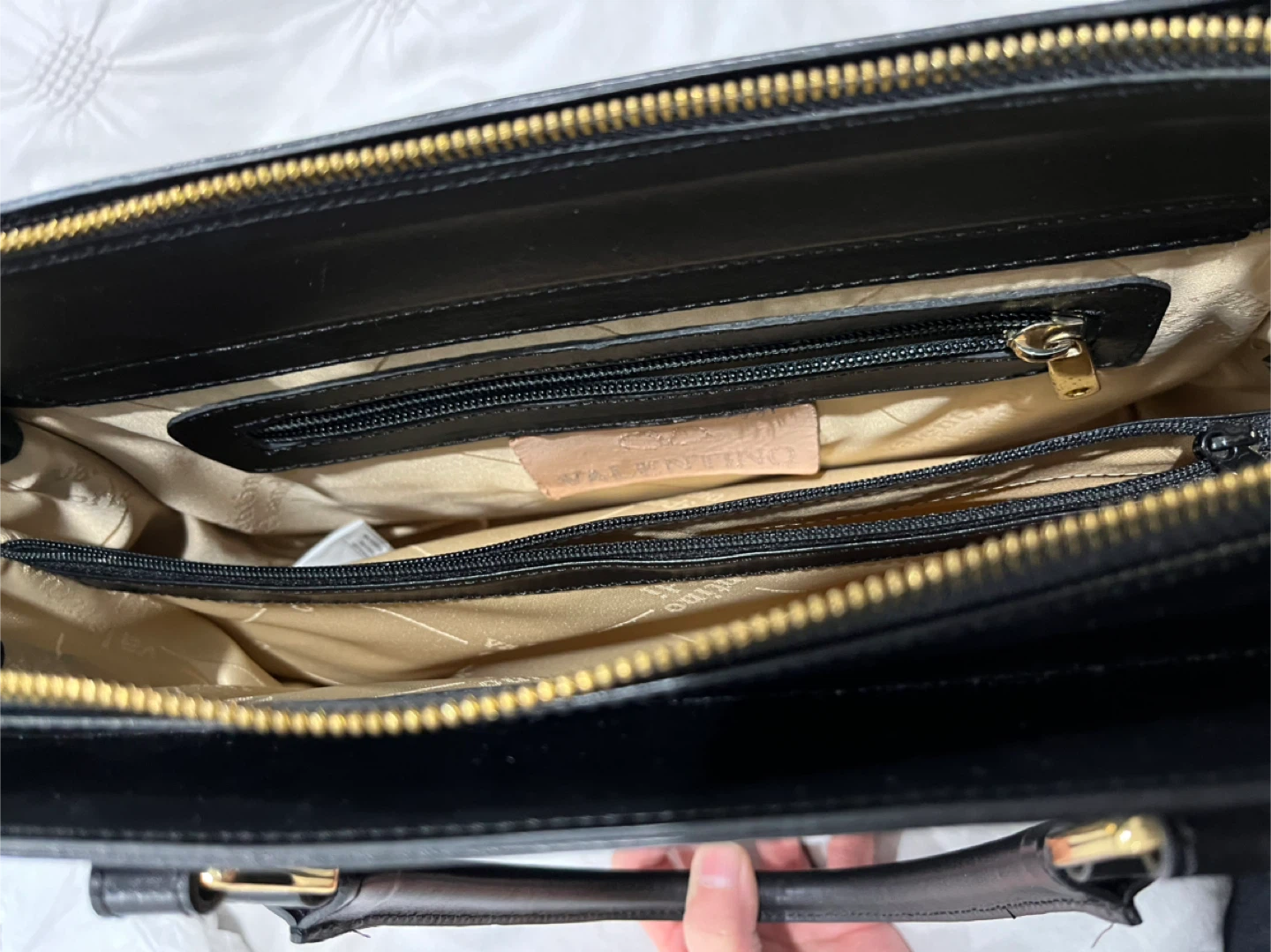 Black Leather Valentino Handbag - photo 3