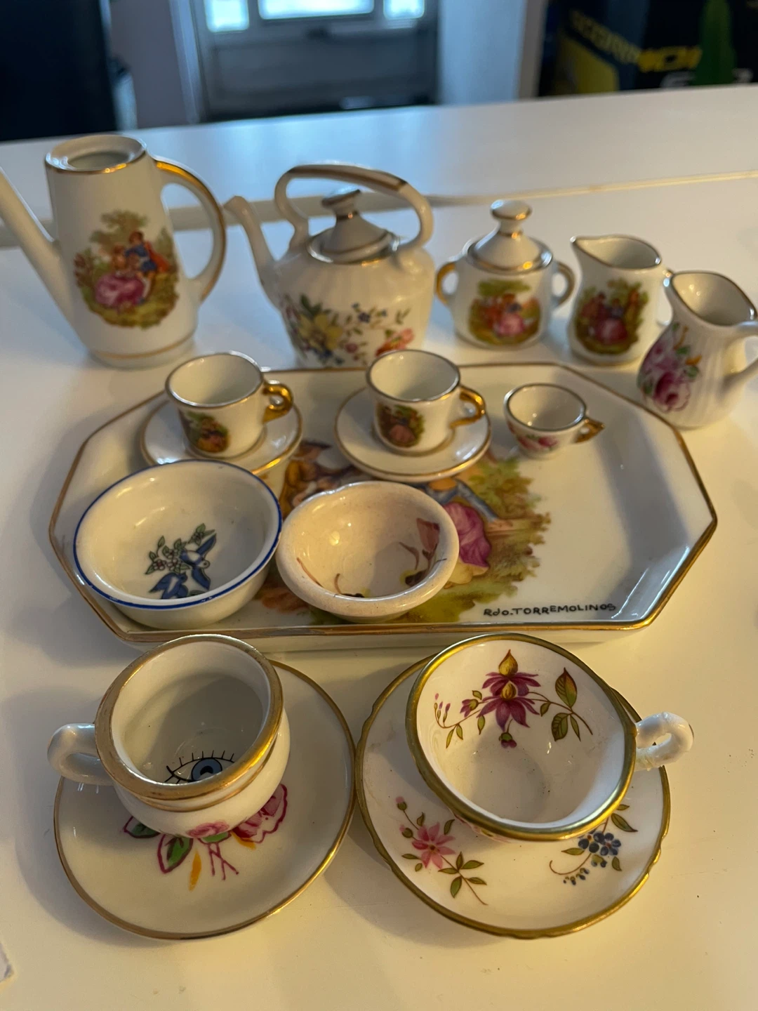 Hammersley Fine Bone China Miniature Tea Set - photo 2