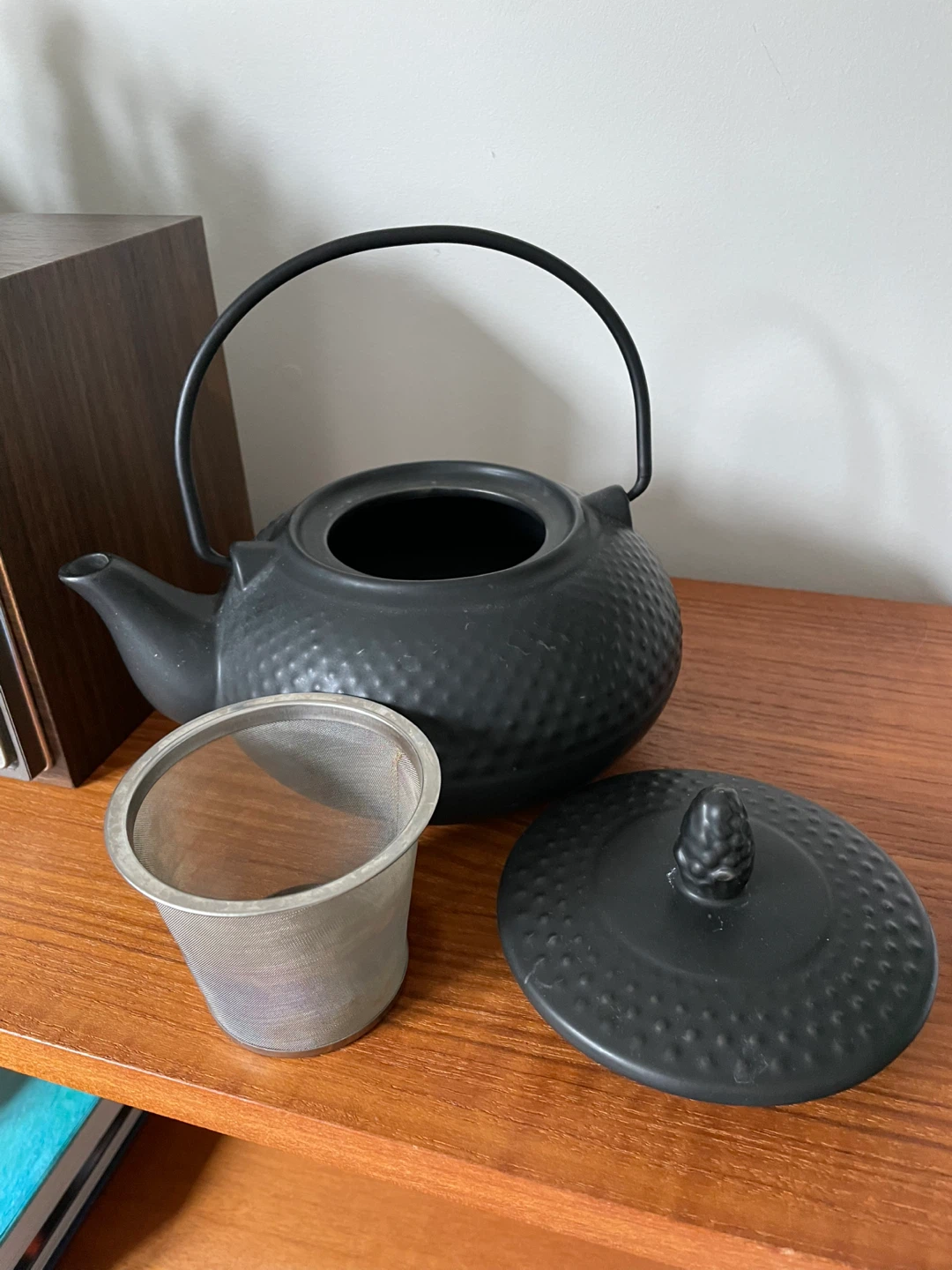 Black Ceramic Teapot - photo 3