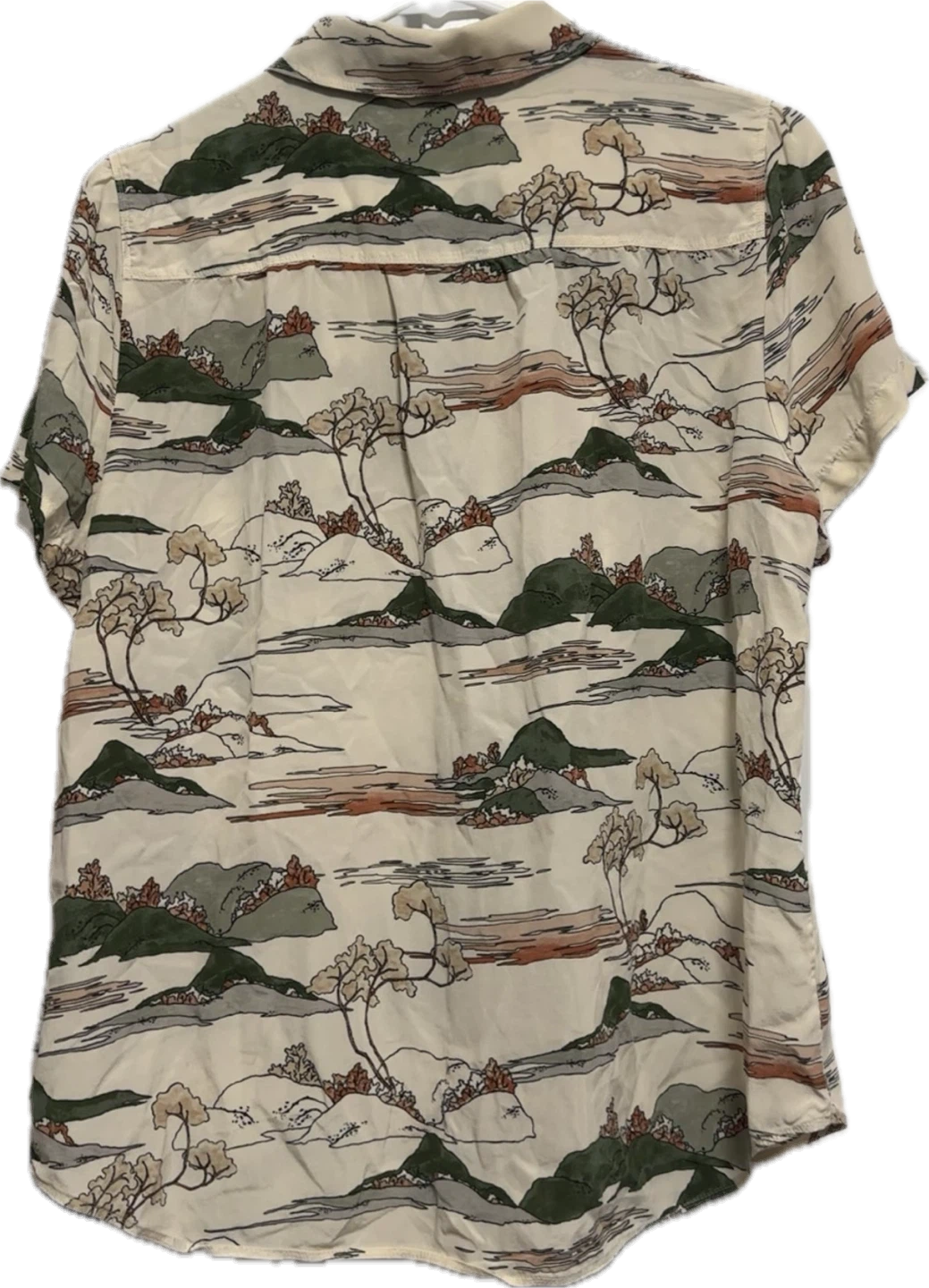 Aritzia Wilfred Printed Short Sleeve Silk Blouse - photo 4