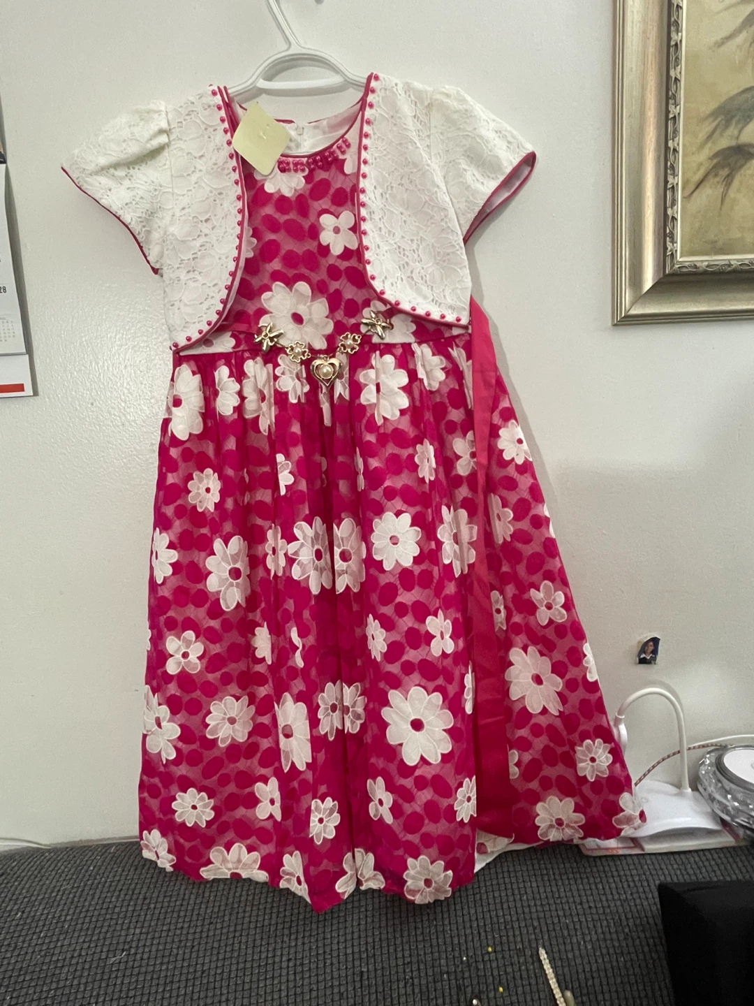 Girls Dress with Matching Bolero Jacket - photo 5
