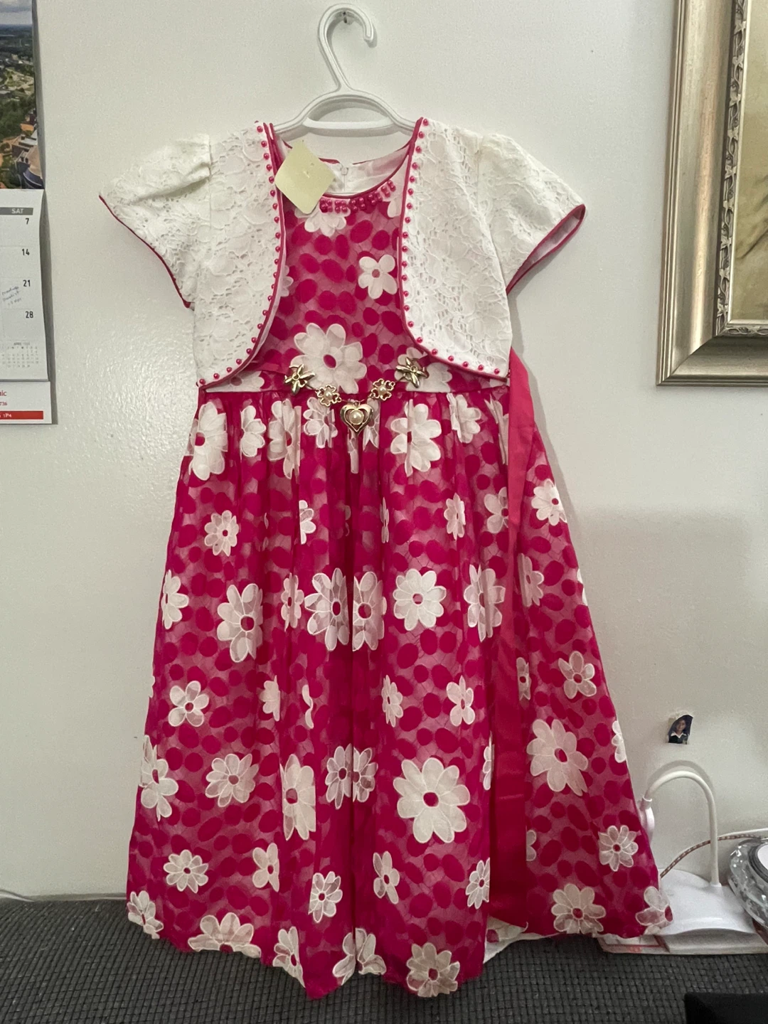 Girls Dress with Matching Bolero Jacket - photo 3