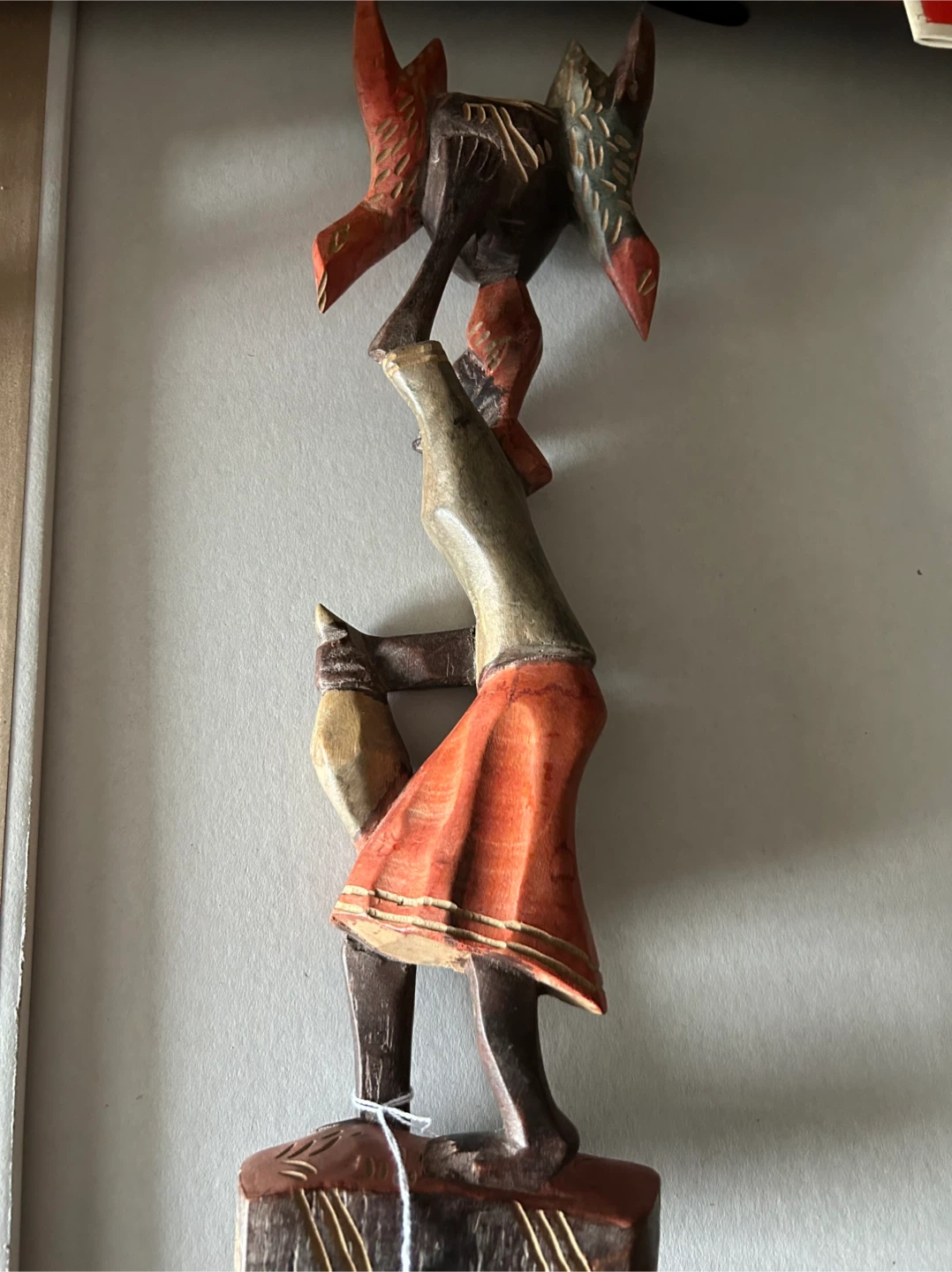 Hand-Carved Wooden Figurine - photo 2