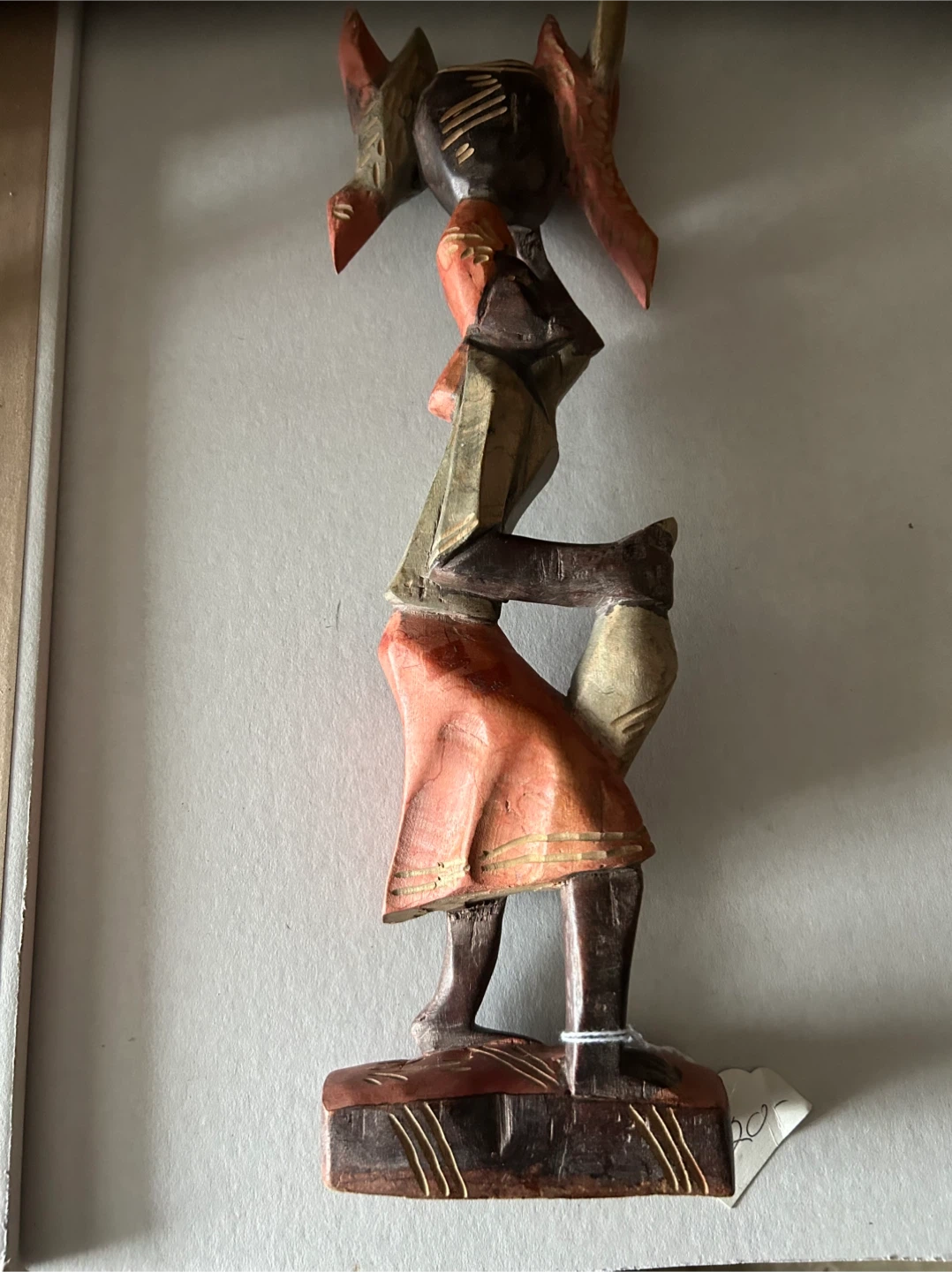 Hand-Carved Wooden Figurine
