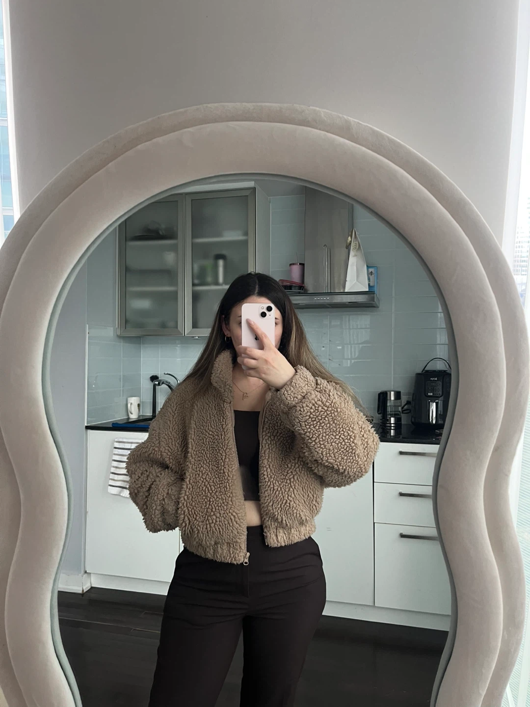 Fleece Jacket - Tan - Size M - photo 4