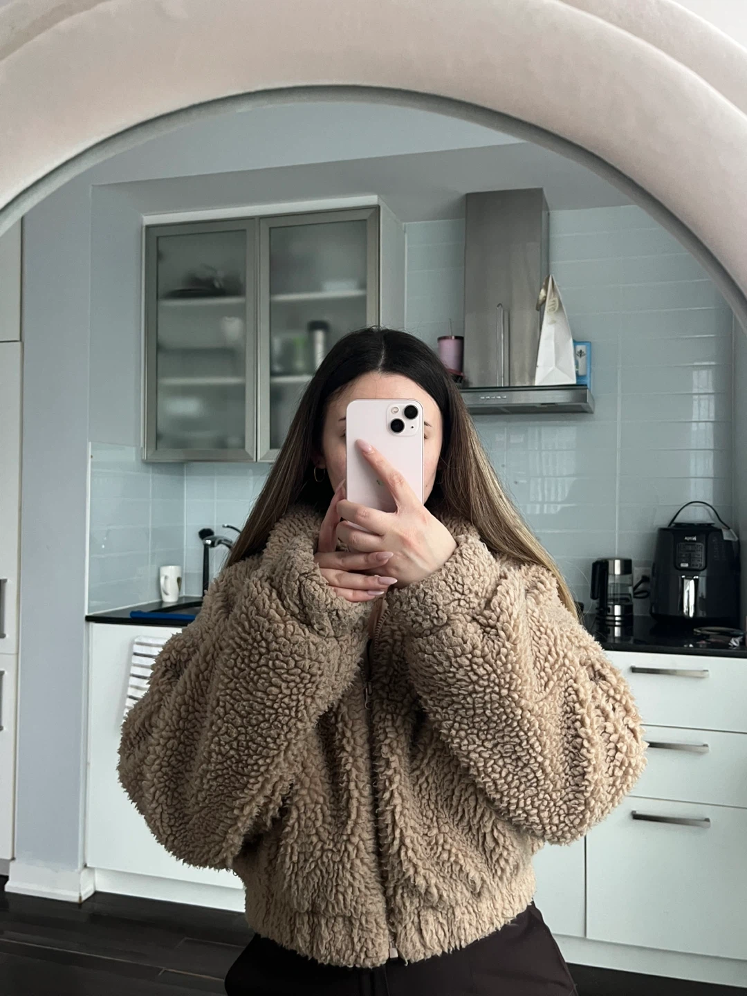 Fleece Jacket - Tan - Size M - photo 2
