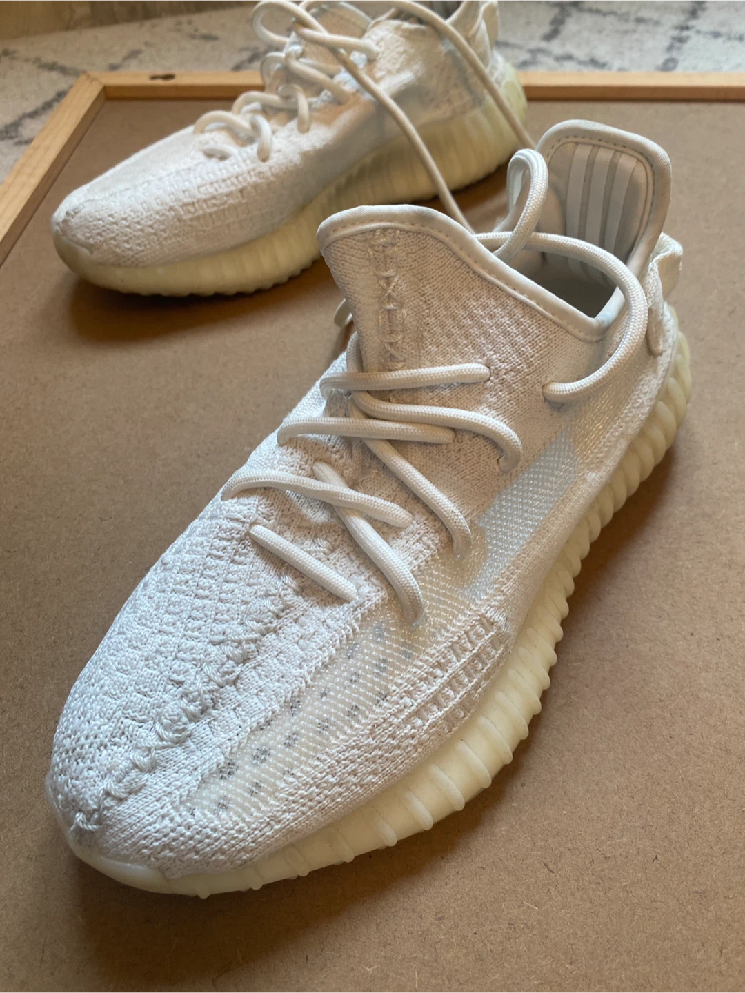 Adidas Yeezy Boost 350 V2 Cream White Sneakers - photo 4