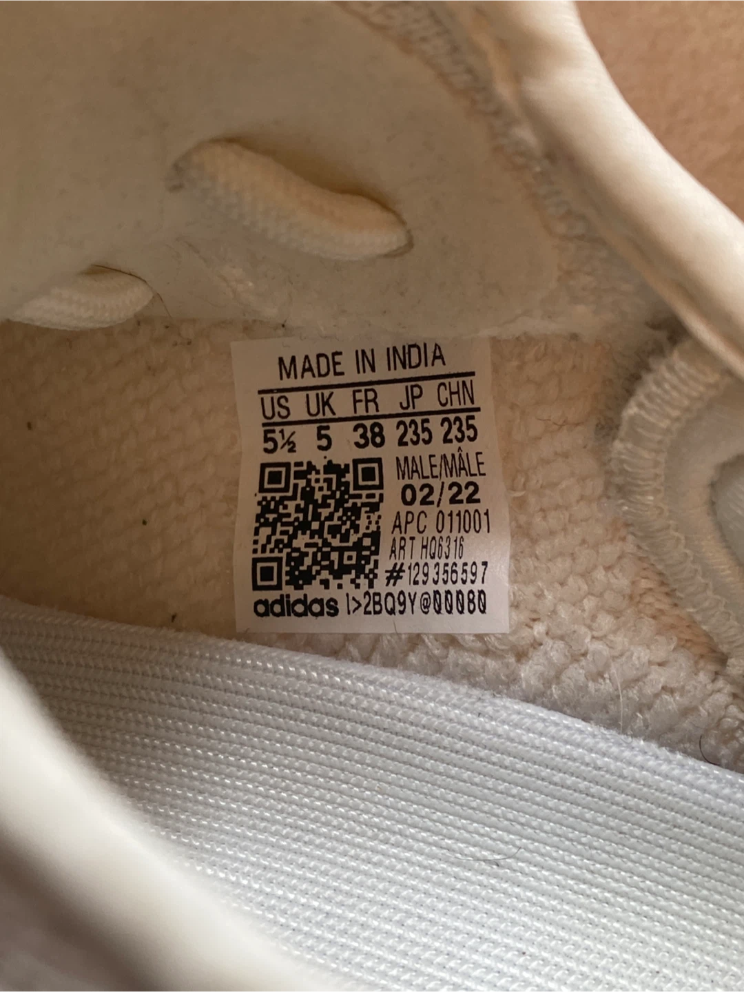 Adidas Yeezy Boost 350 V2 Cream White Sneakers - photo 3