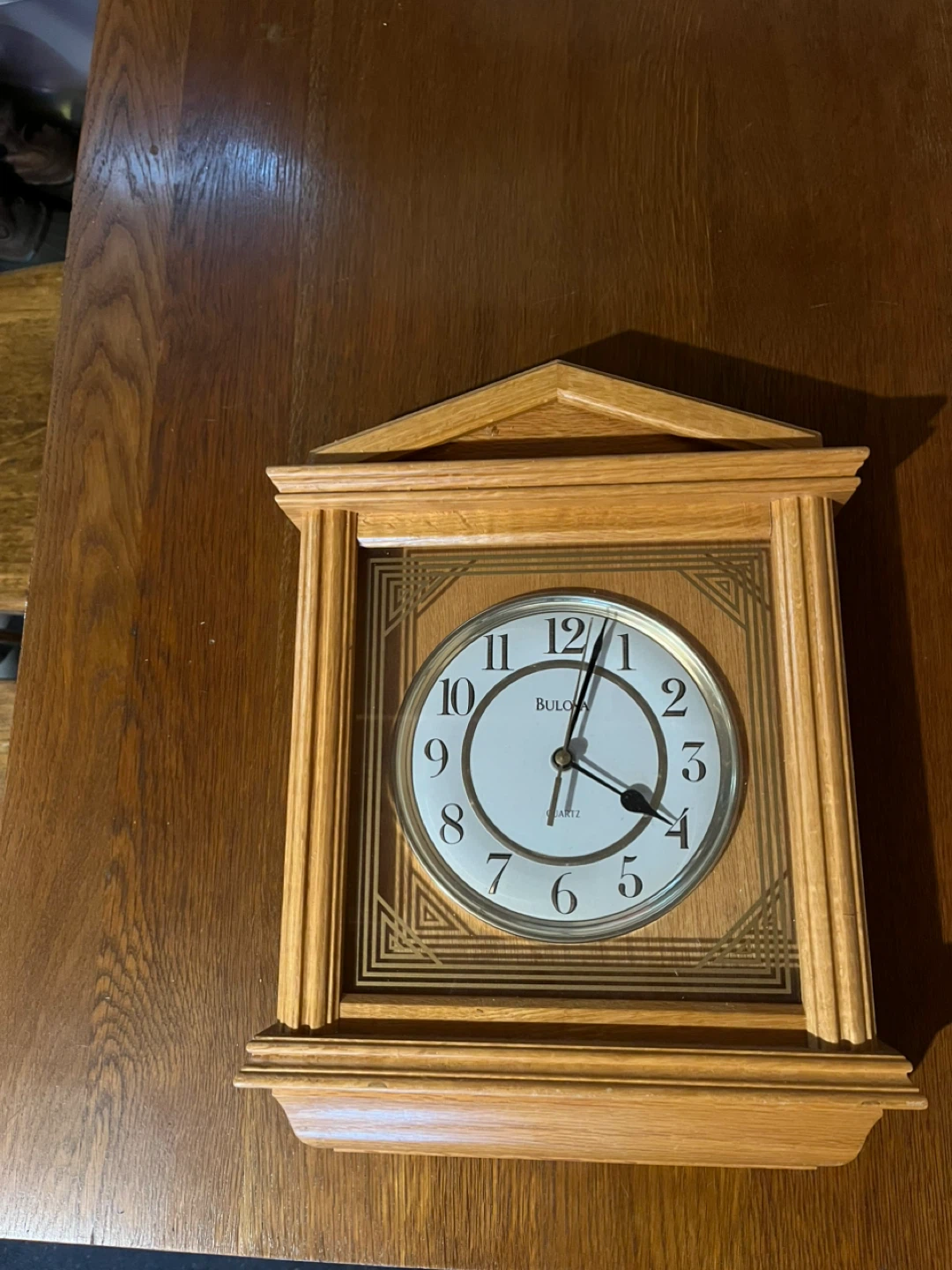Bulova Oak Wood wall Clock - photo 2