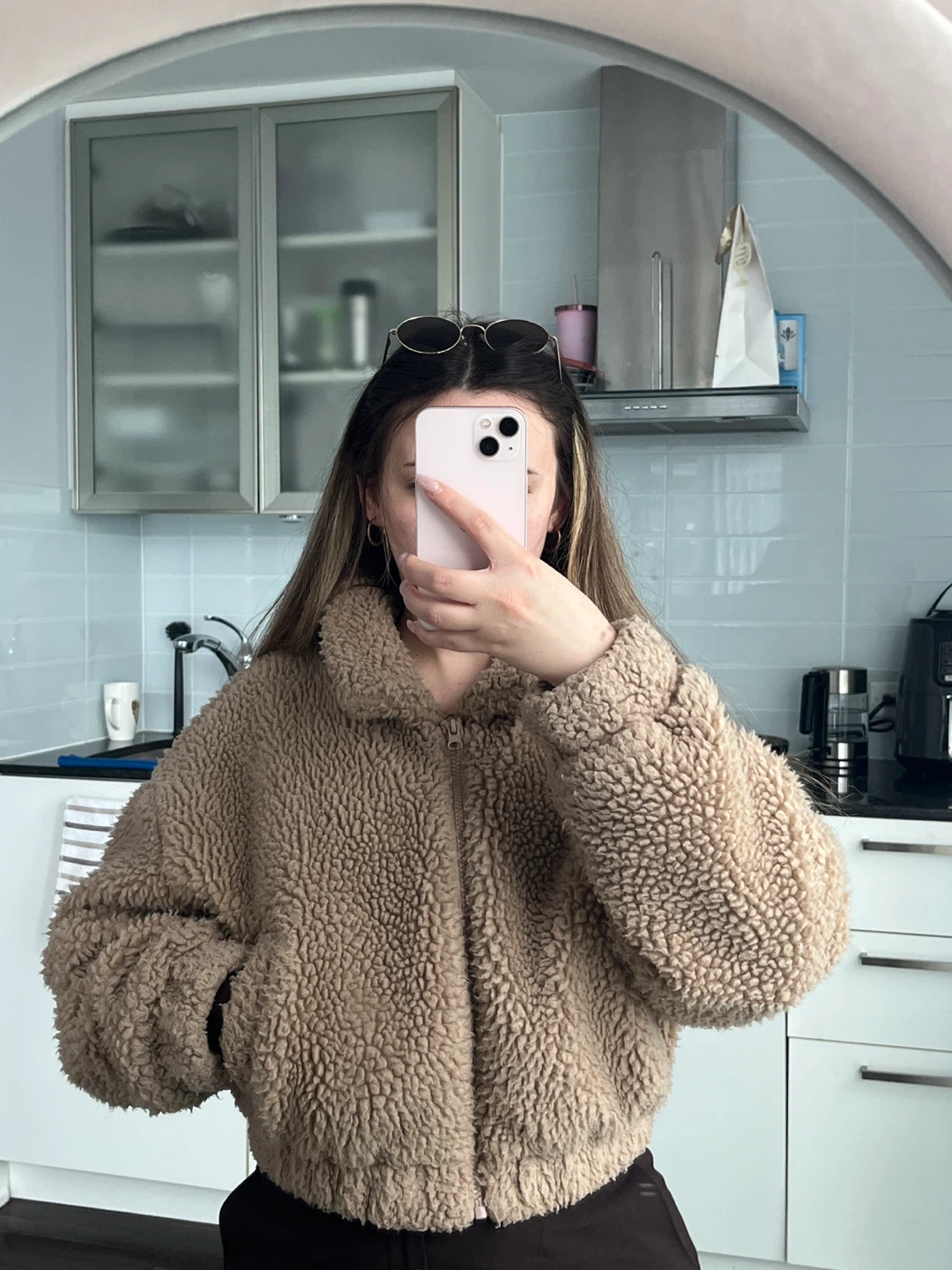 Fleece Jacket - Tan - Size M