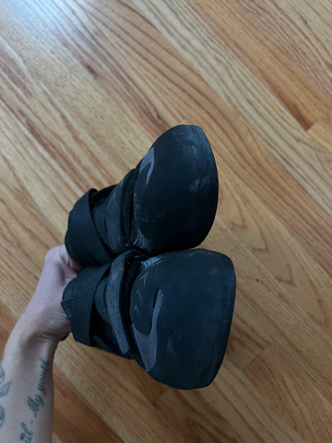Black La Sportiva Climbing Shoes - photo 3