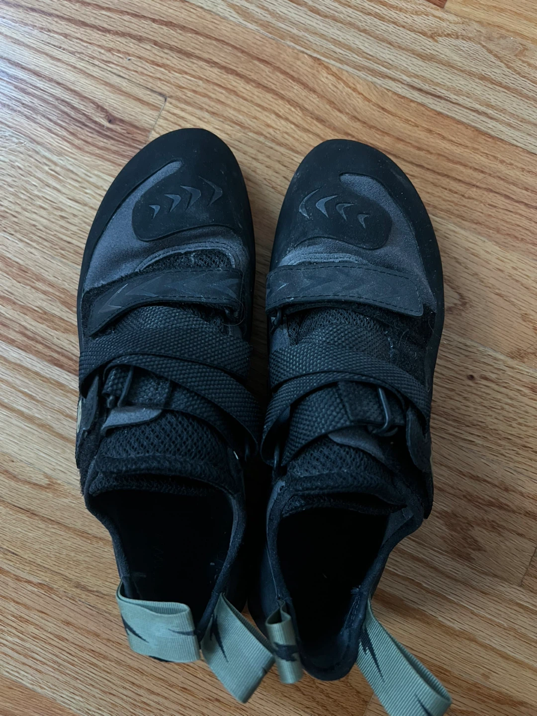 Black La Sportiva Climbing Shoes