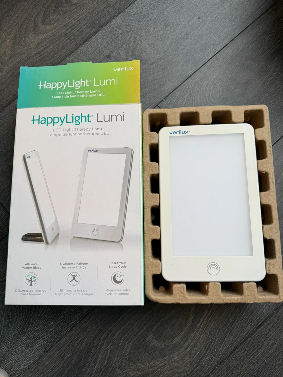 Verilux HappyLight Lumi LED Light Therapy Lamp