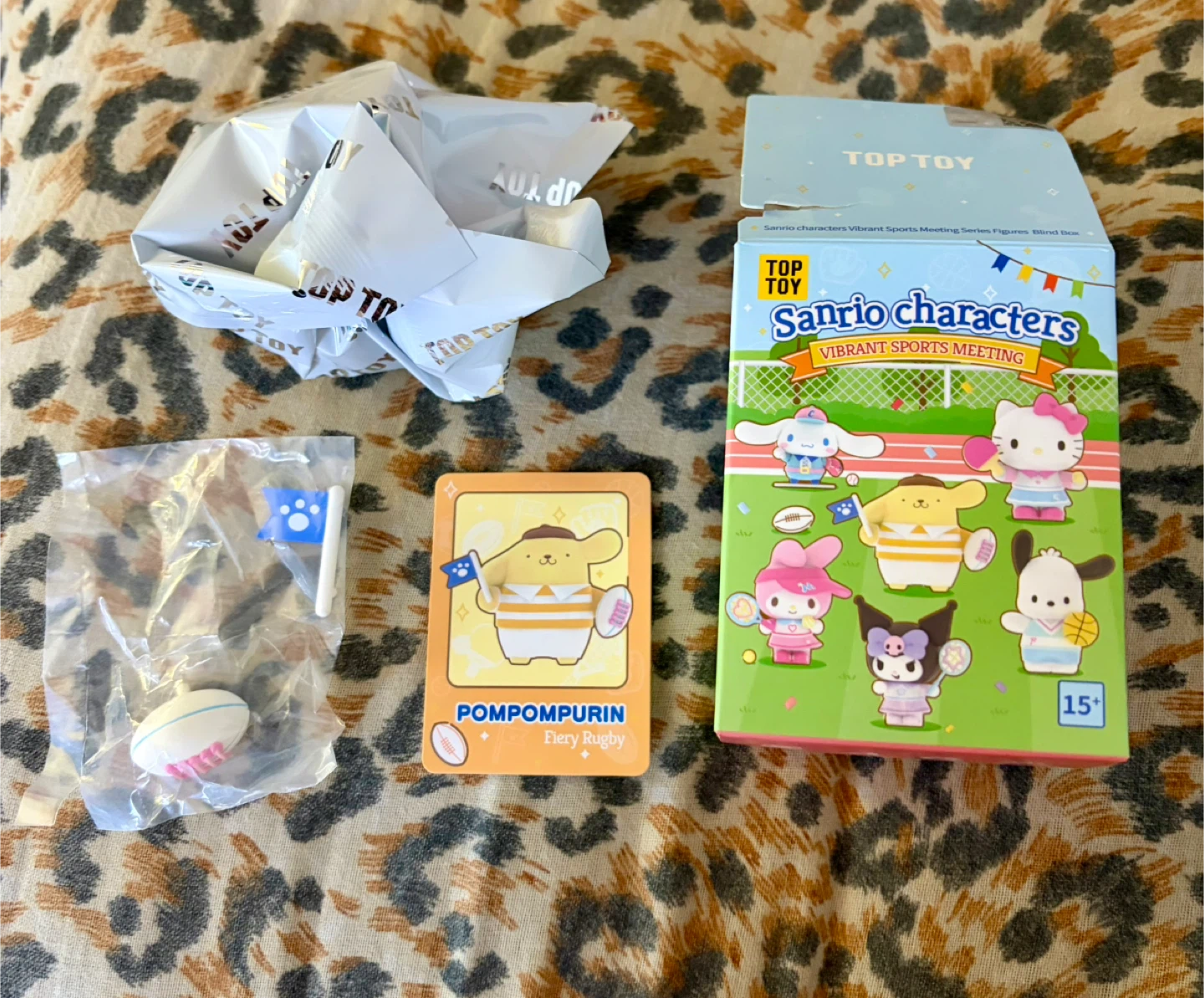 Pompompurin Vibrant Sports Meeting Blind Box Figure