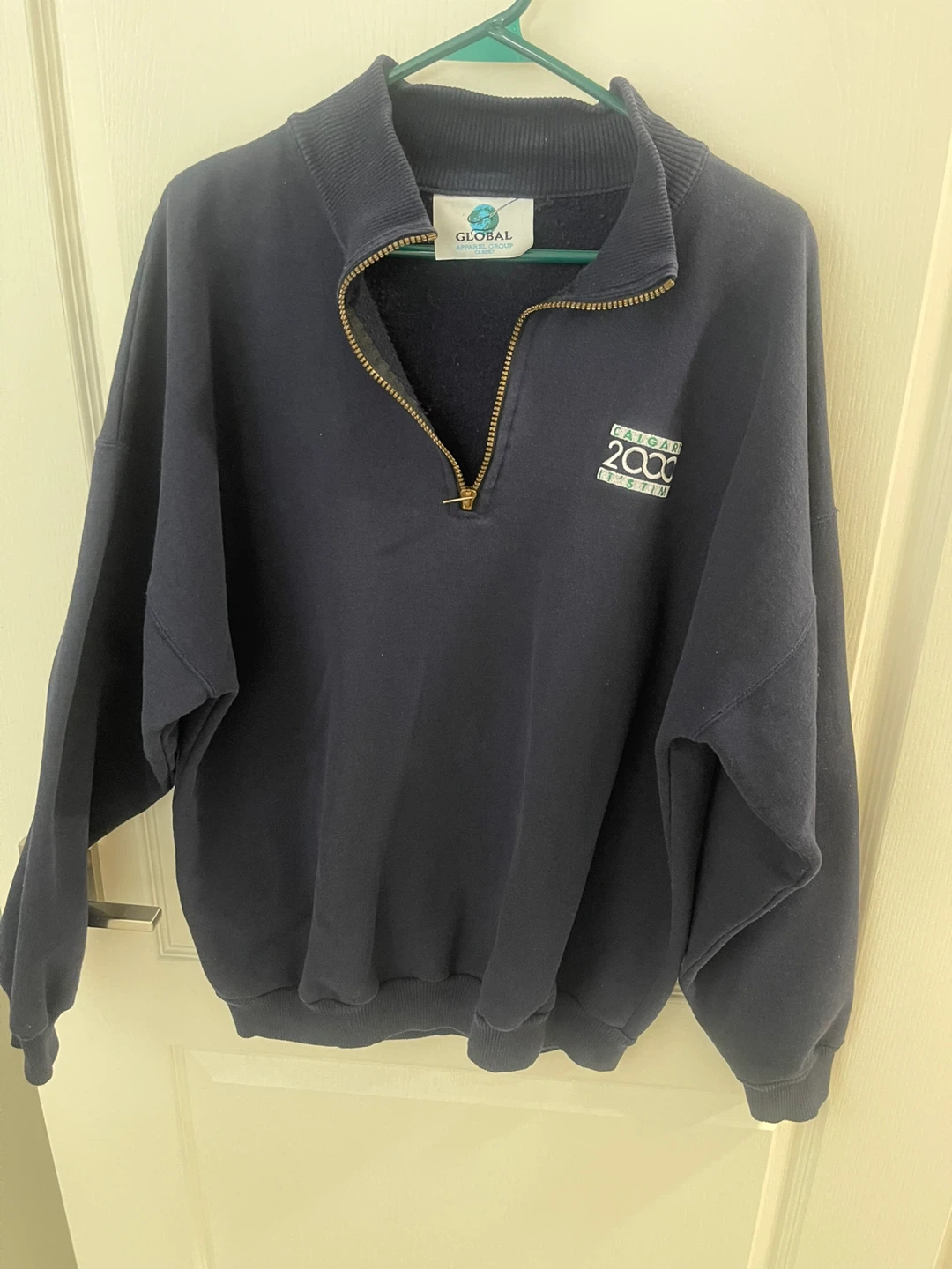 Global Apparel Group 1/4 Zip Sweatshirt - Calgary 2000
