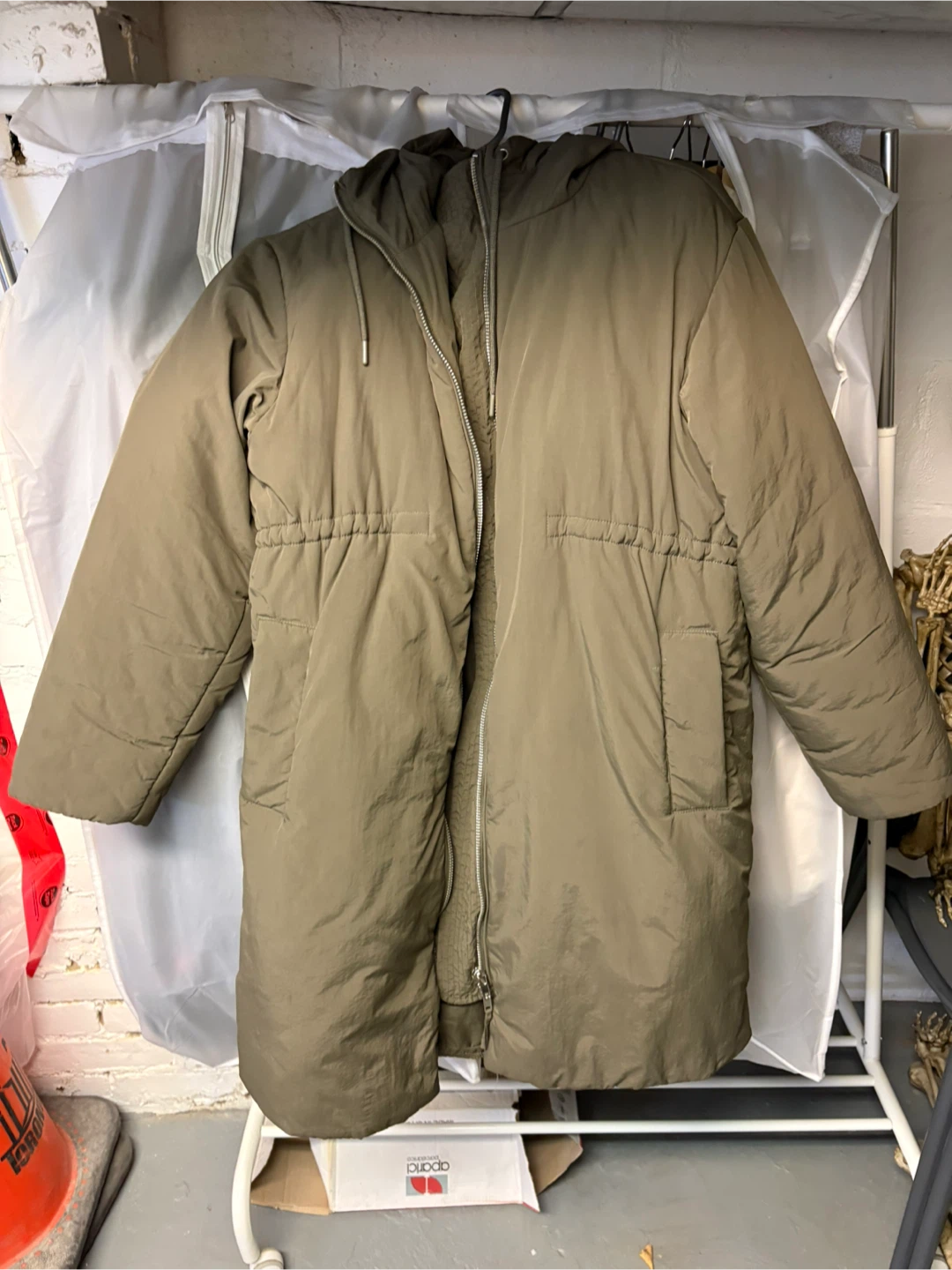 H&M Mama Maternity Puffer Coat Size S
