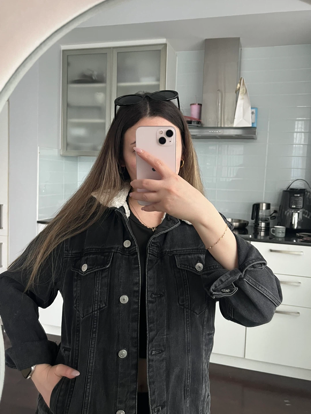 Black Denim Jacket - photo 3