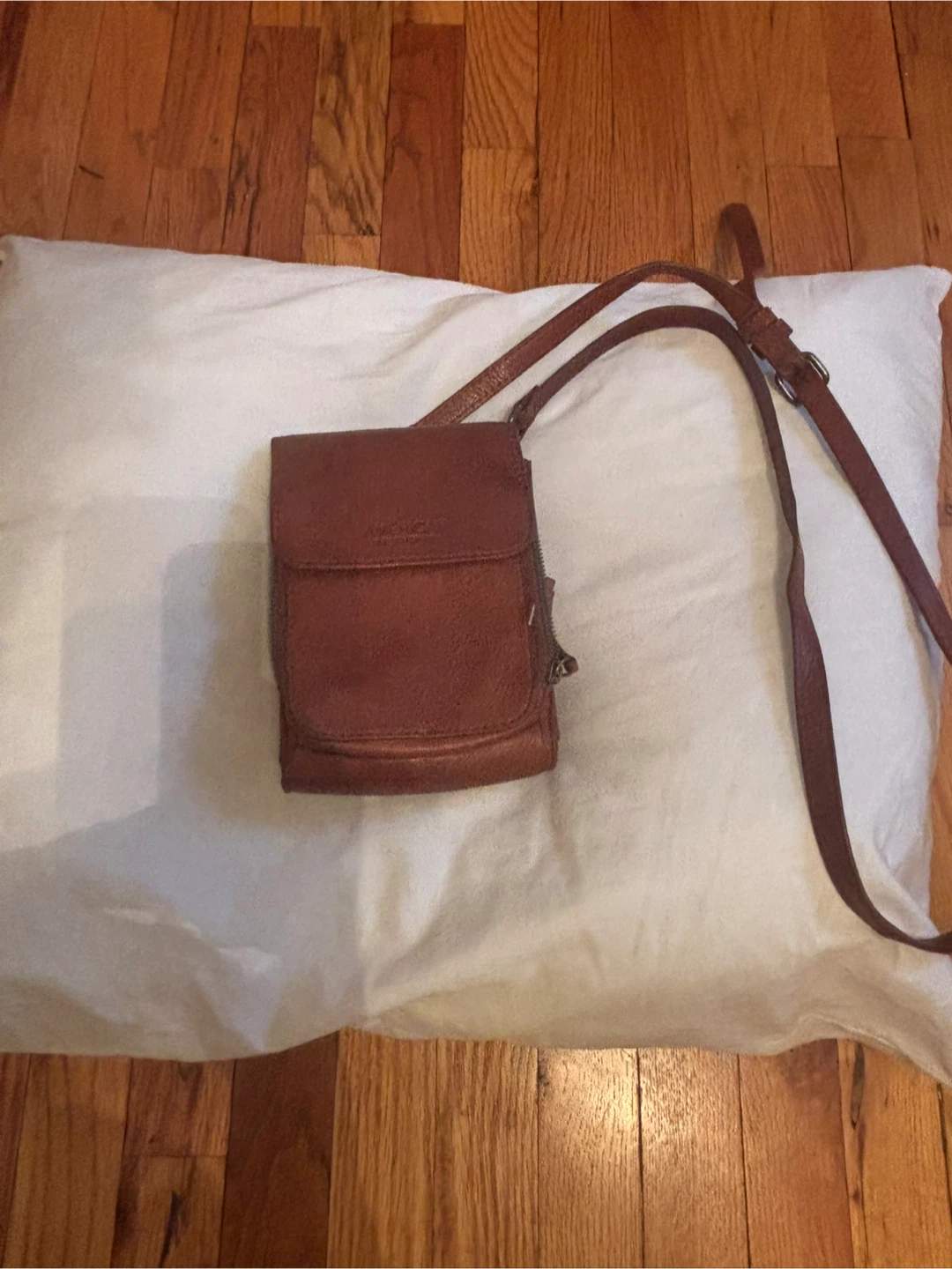 Brown Leather Crossbody Bag