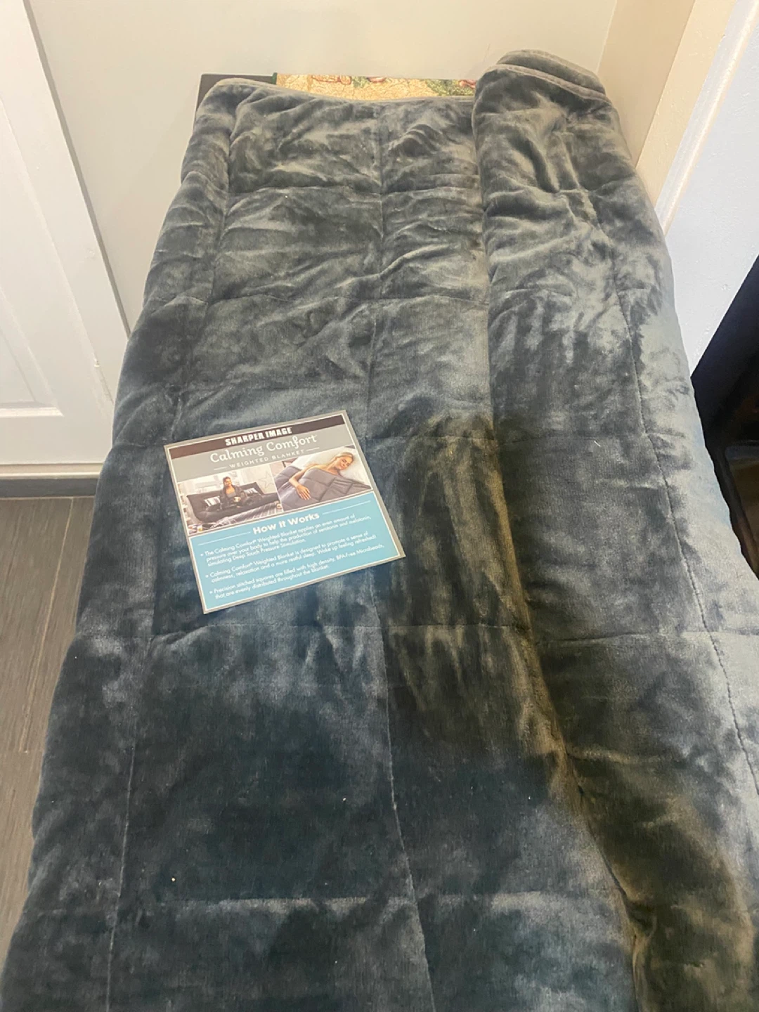 Sharper Image Calming Comfort Weighted Blanket - 10 Pounds - photo 3
