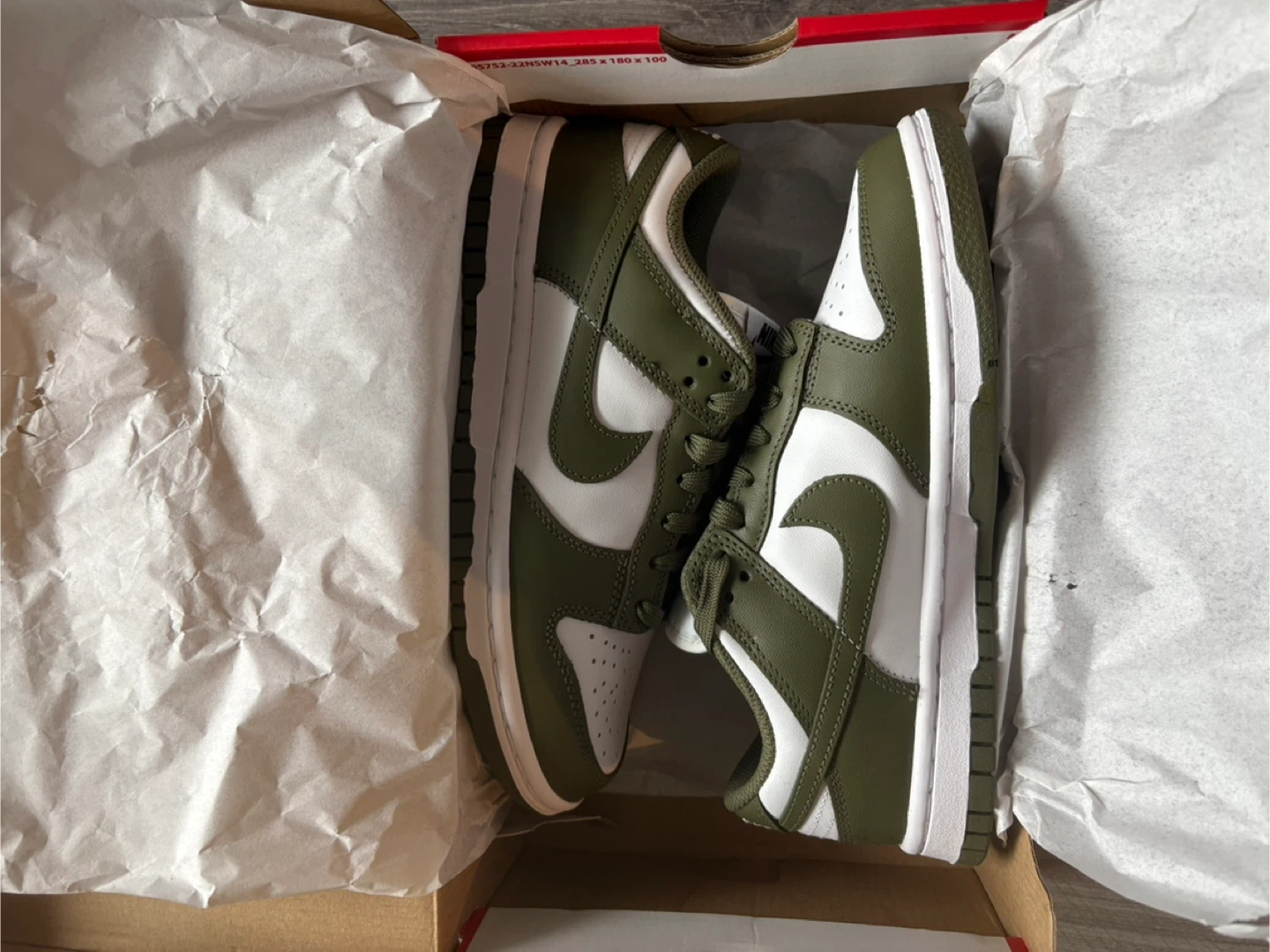 Brand New Women’s Nike Dunk Low Olive Sneakers