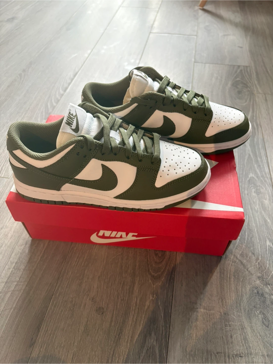 Brand New Women’s Nike Dunk Low Olive Sneakers - photo 4