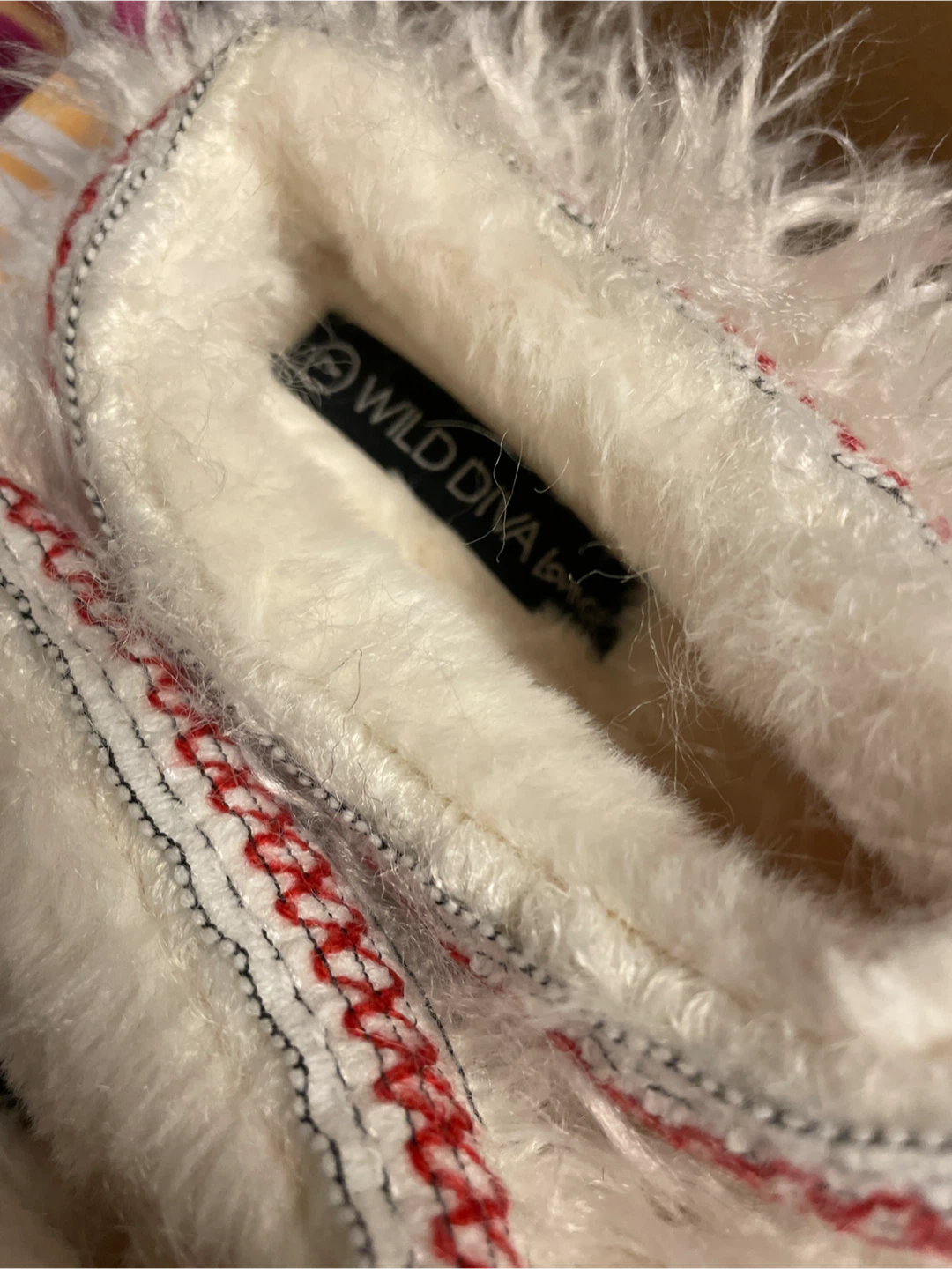 Wild Diva Lounge White Faux Fur Slippers - photo 2