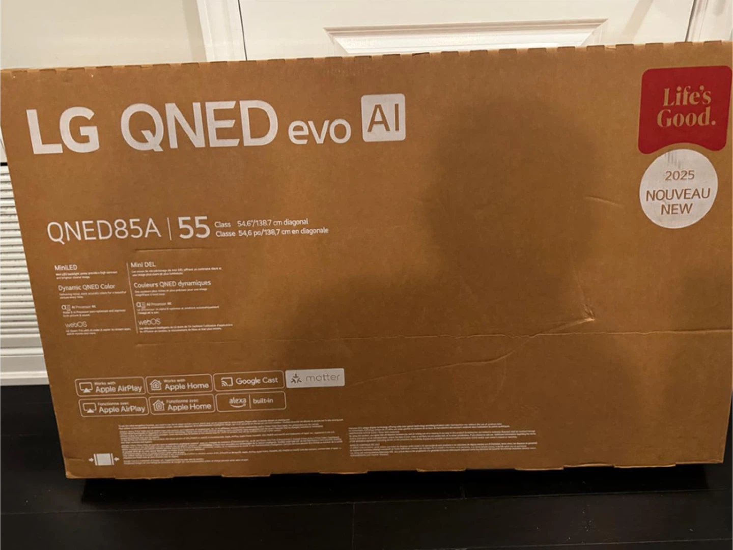 LG 55QNED85A QNED Mini LED 4K Smart TV