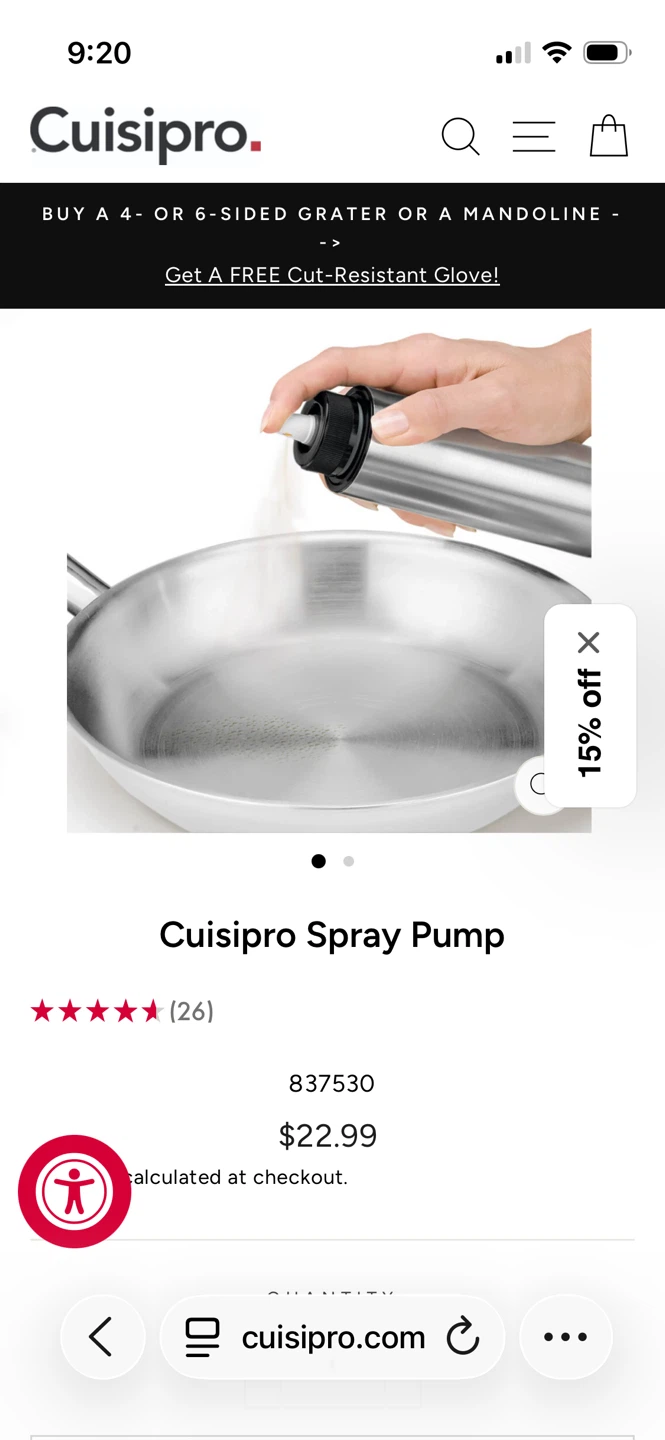 Cuisipro Spray Pump - photo 2