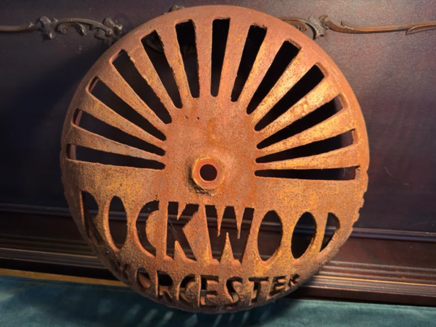1920’s Rare Antique Rockwood Fire Alarm Bell Cover