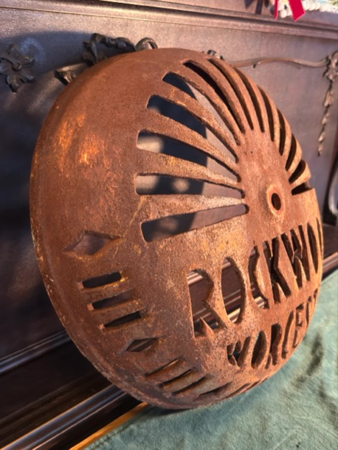 1920’s Rare Antique Rockwood Fire Alarm Bell Cover - photo 2