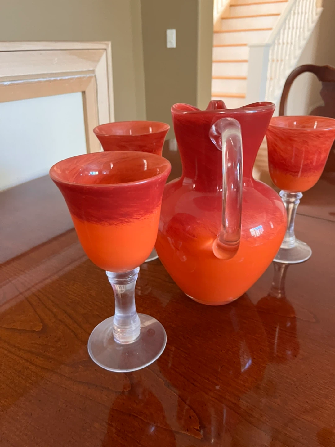 Glass Pitcher and Goblets Set - photo 3