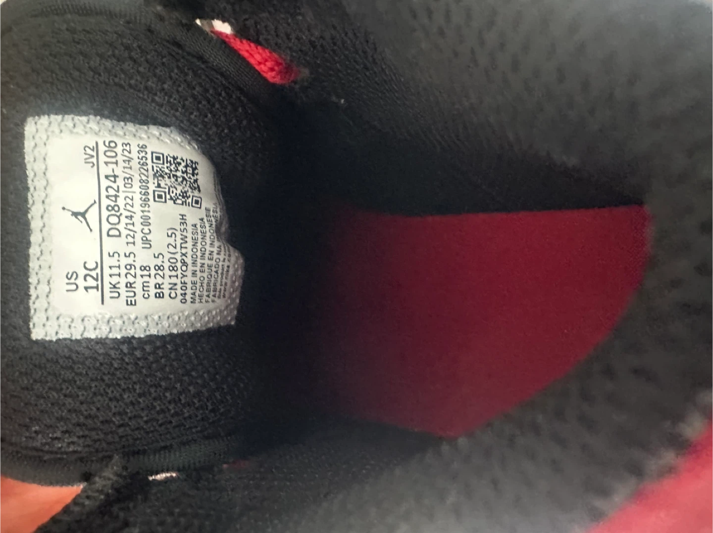 Kids Air Jordan 1 Mid Shoes Size 12C - photo 2