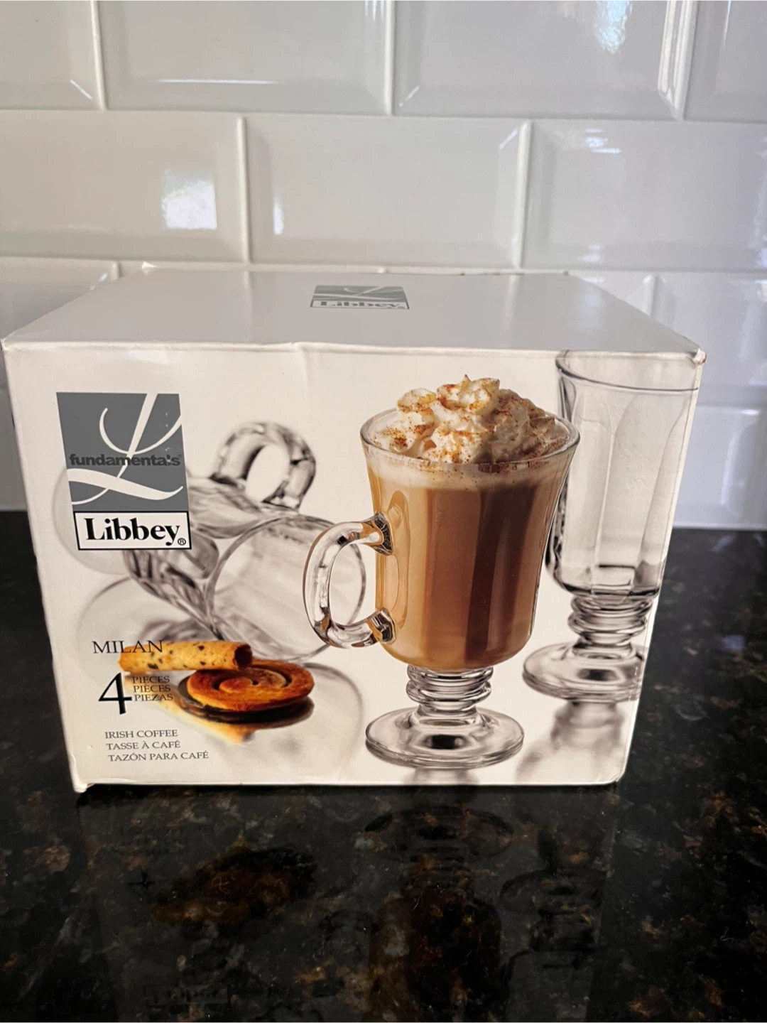 Libbey Milan 4-Piece Irish Coffee Glass Set - photo 2
