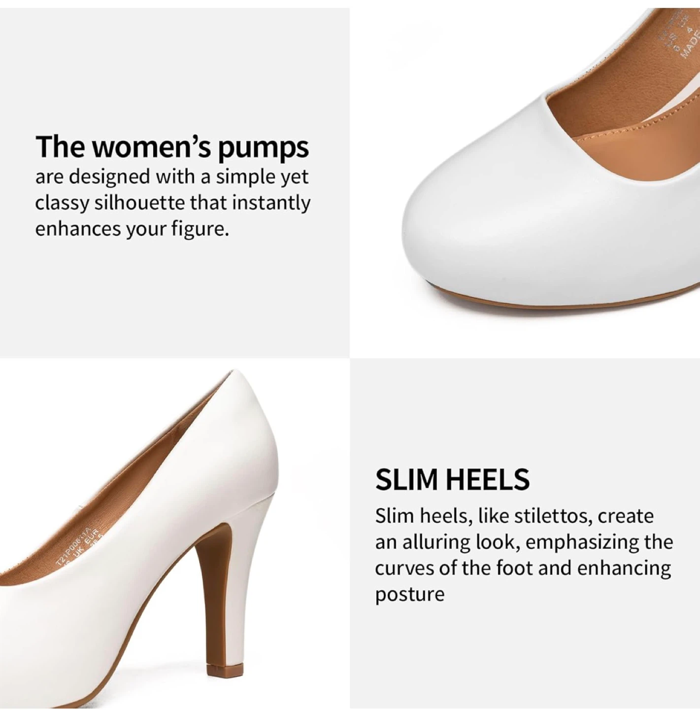 White Heels Shoes Pumps - photo 4