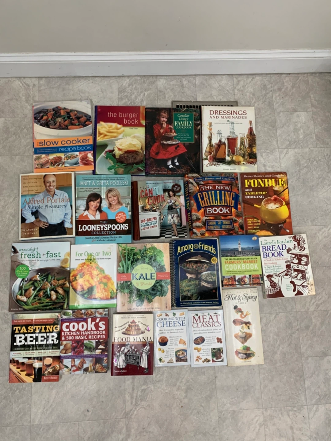 21 Book Cookbook Lot - Cooking, Baking, Kitchen Books