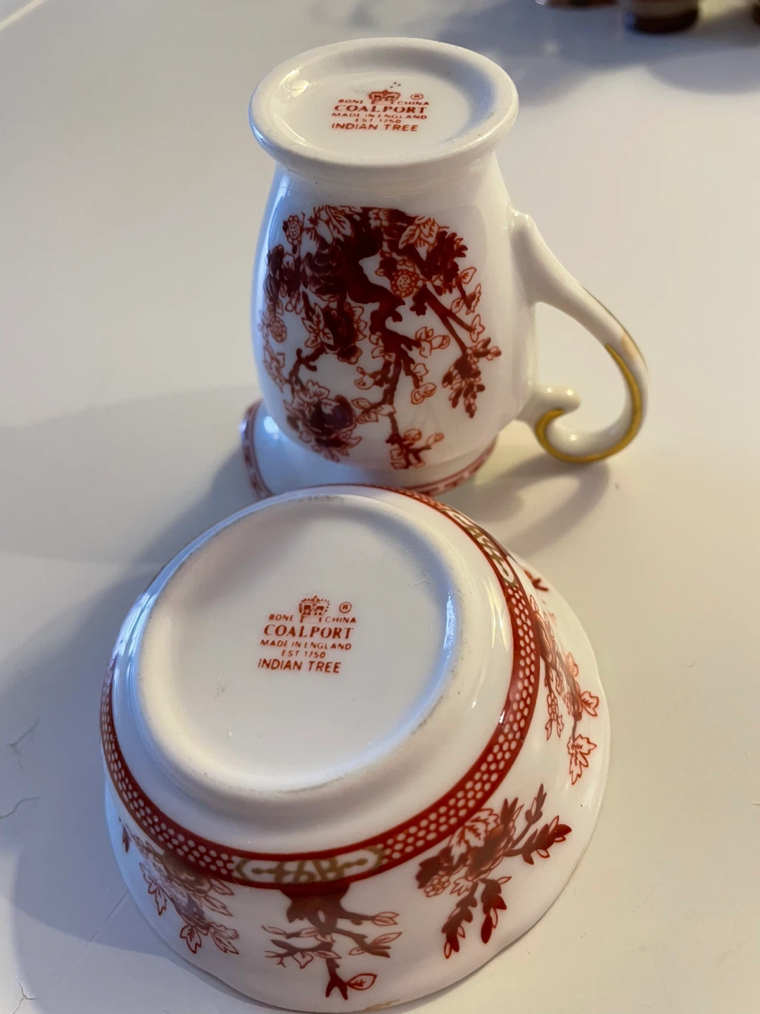 Coalport miniature / dollhouse tea pieces. - photo 4