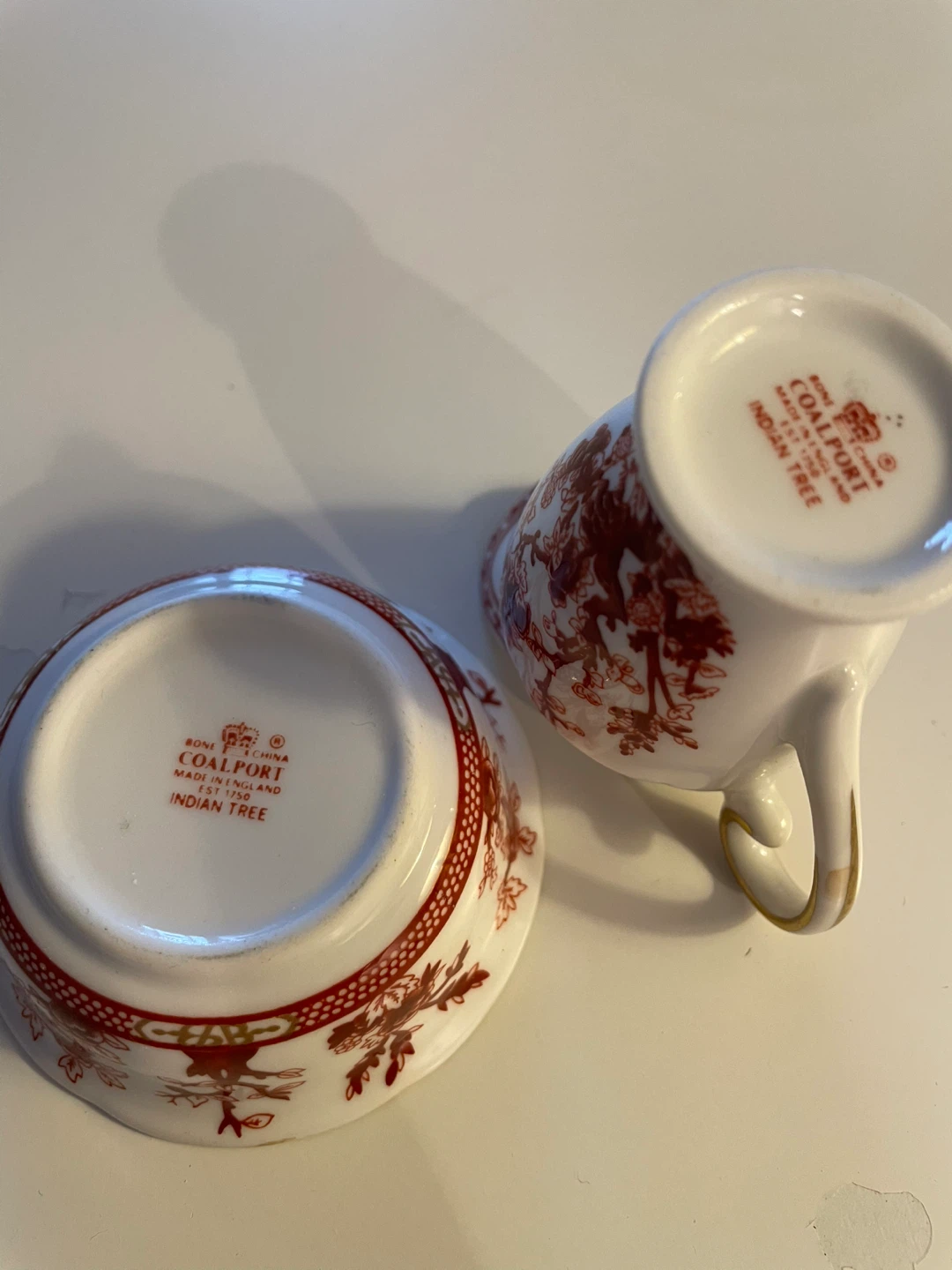 Coalport miniature / dollhouse tea pieces. - photo 3