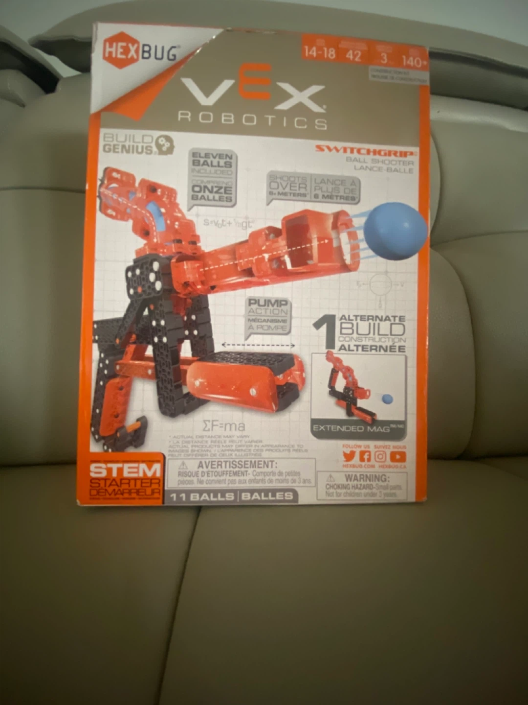 HEXBUG VEX Robotics SwitchGrip Ball Shooter STEM Toy