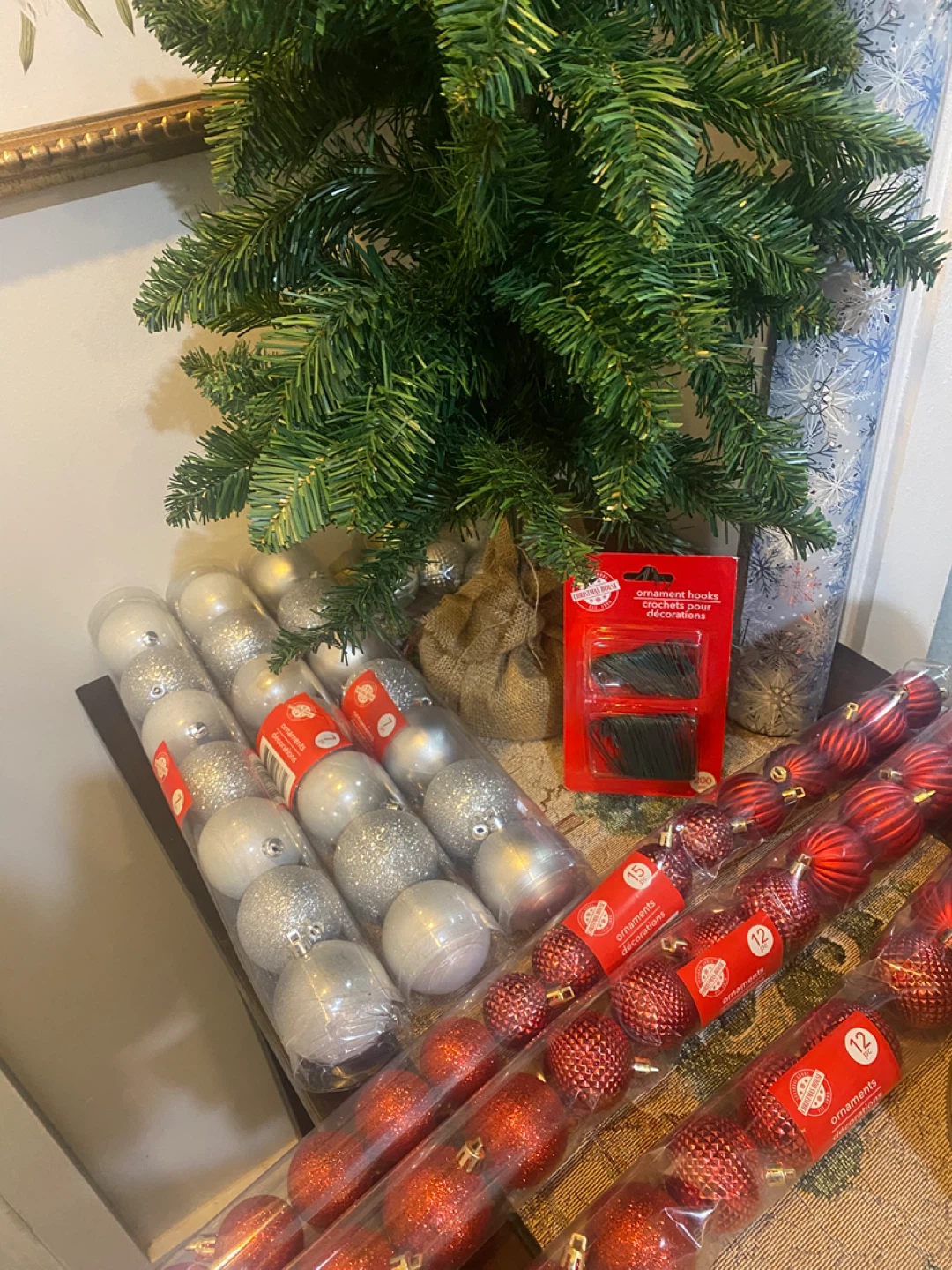 Christmas Tree Ornaments and Hooks Set - photo 2